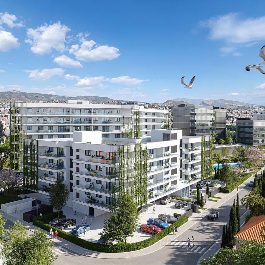 2-bedrooms apartments in Limassol, Cyprus.
