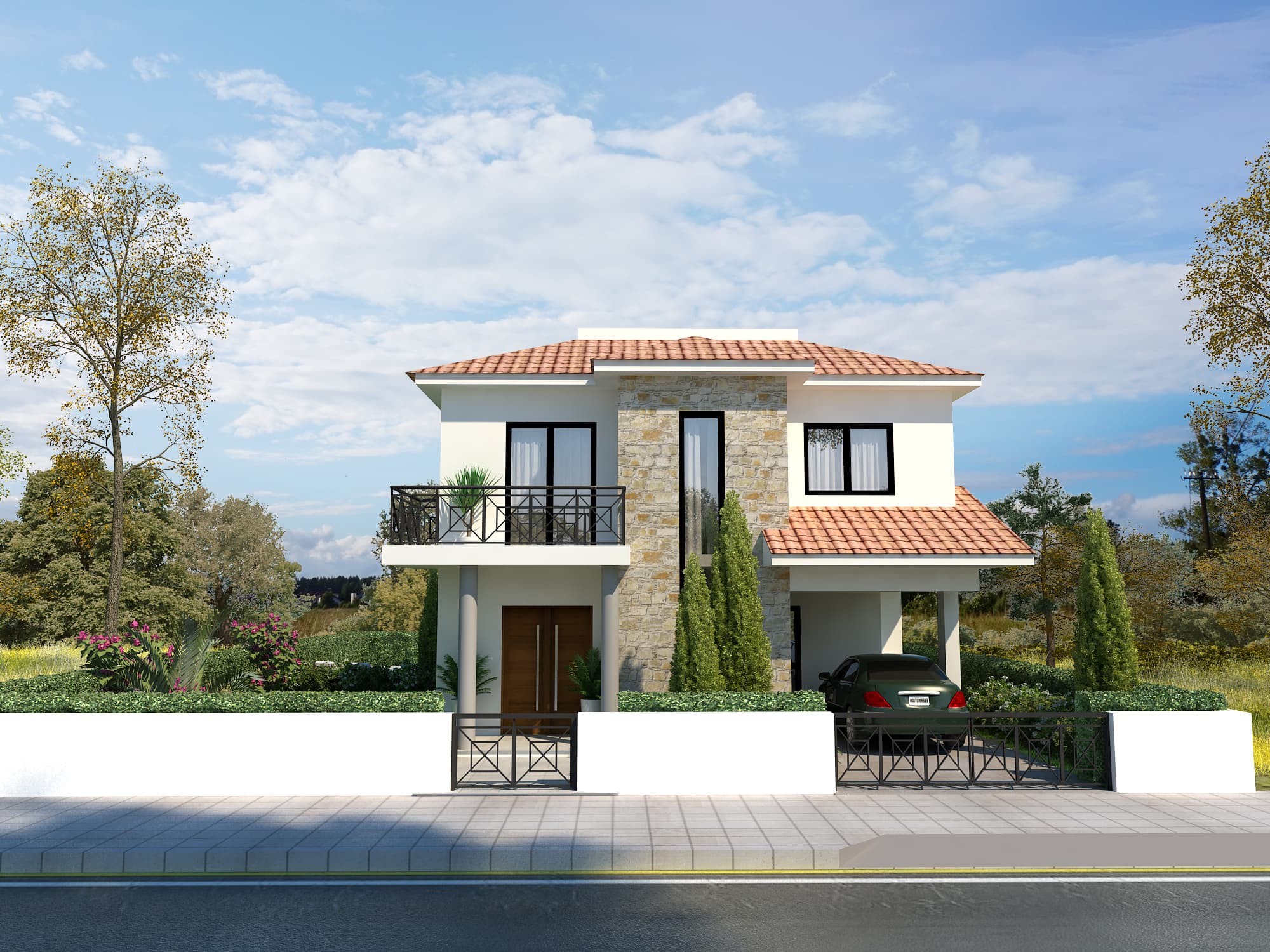 4-bedrooms house in Larnaca, Cyprus.