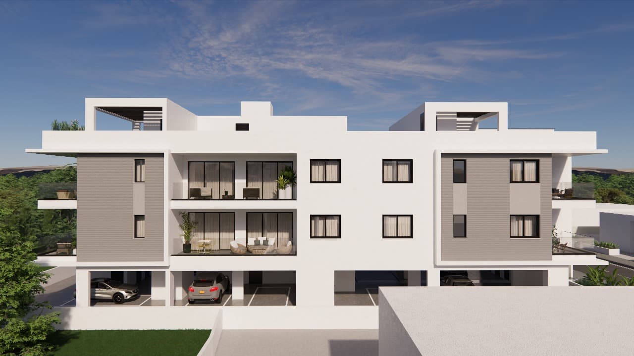 2-bedrooms apartments in Larnaca, Cyprus.