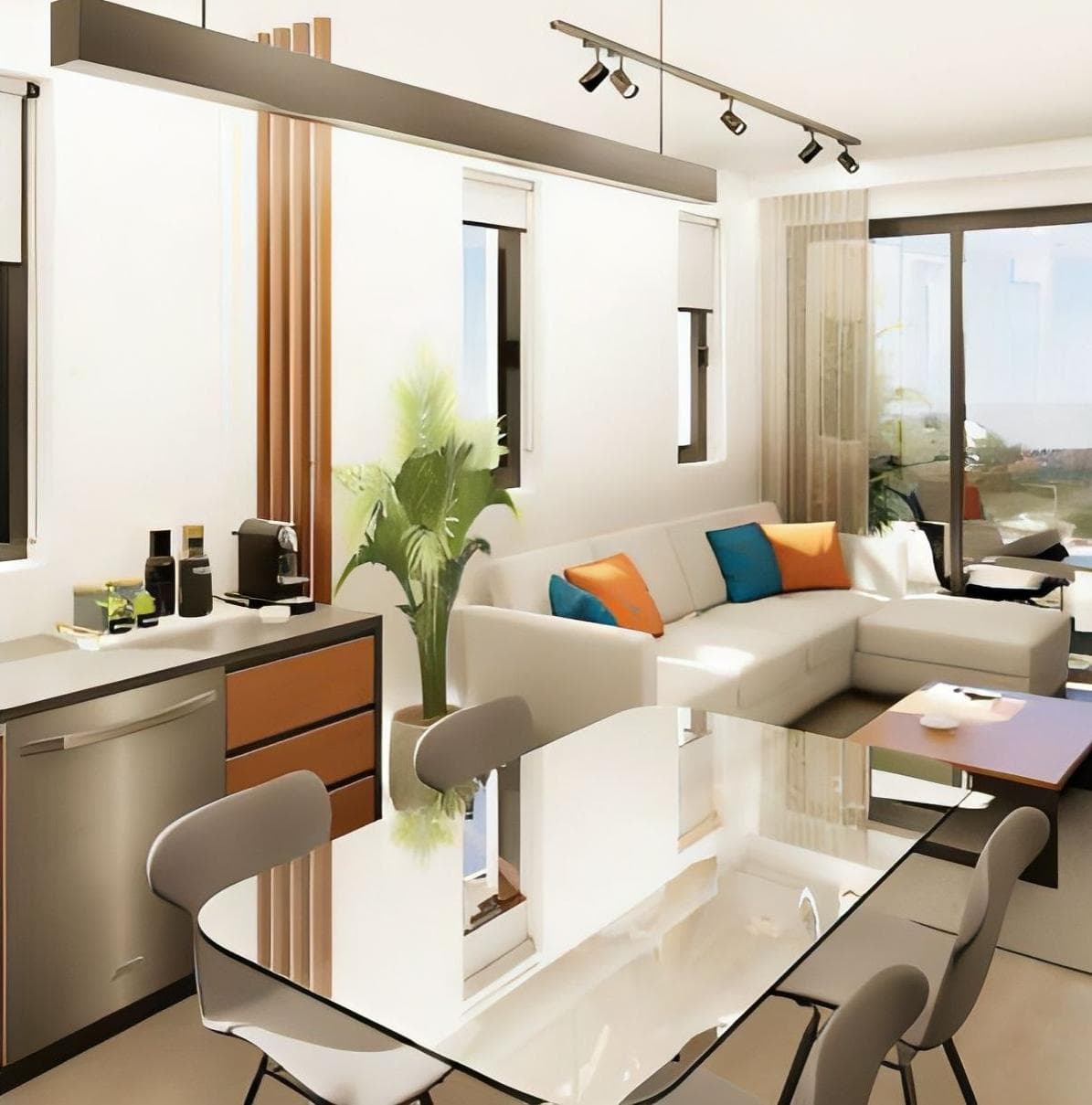 2-bedrooms apartments in Limassol, Cyprus.
