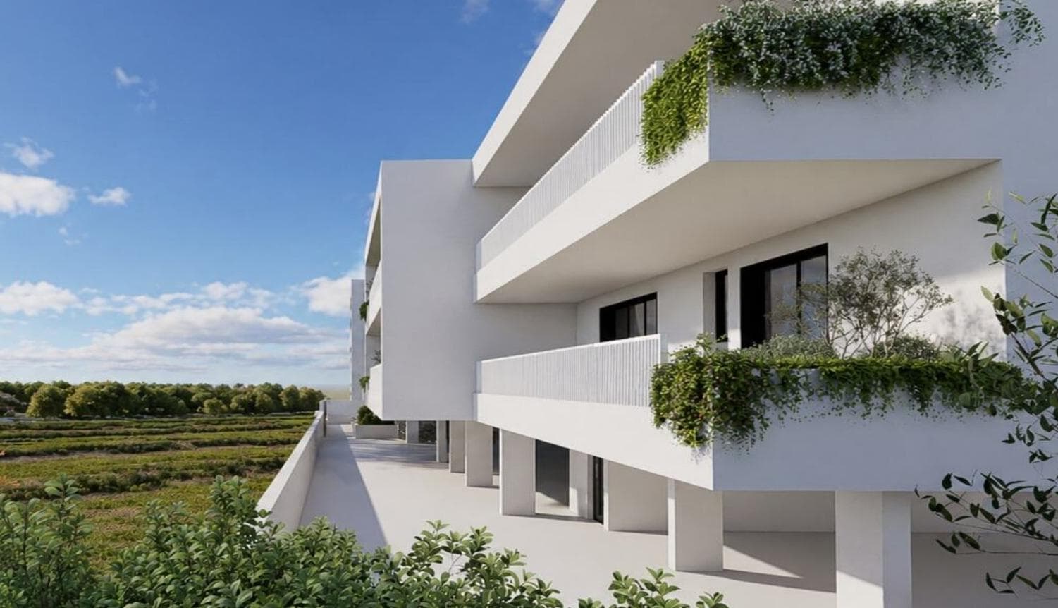 2-bedrooms apartments in Paphos, Cyprus.