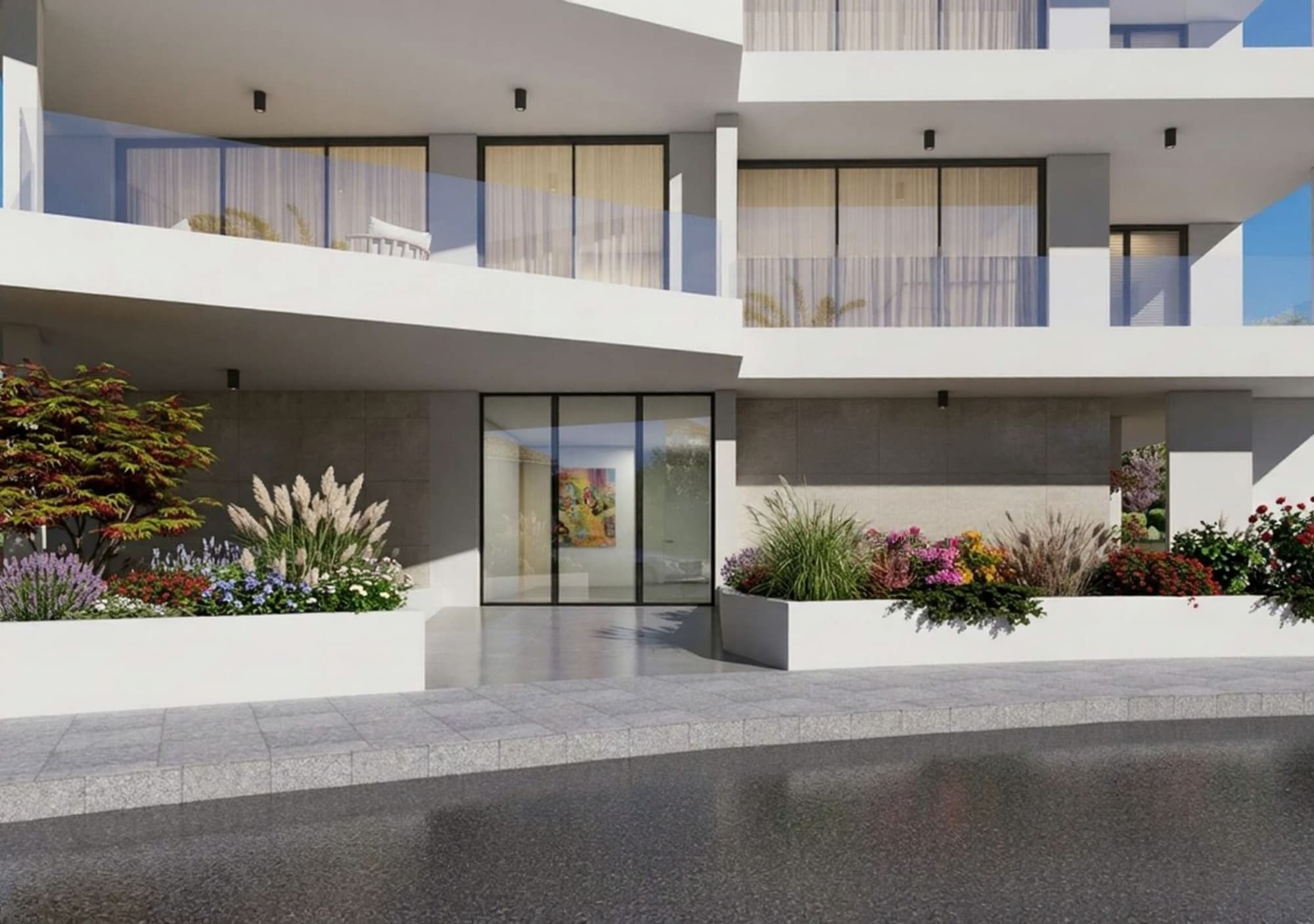 2-bedrooms apartments in Nicosia, Cyprus.