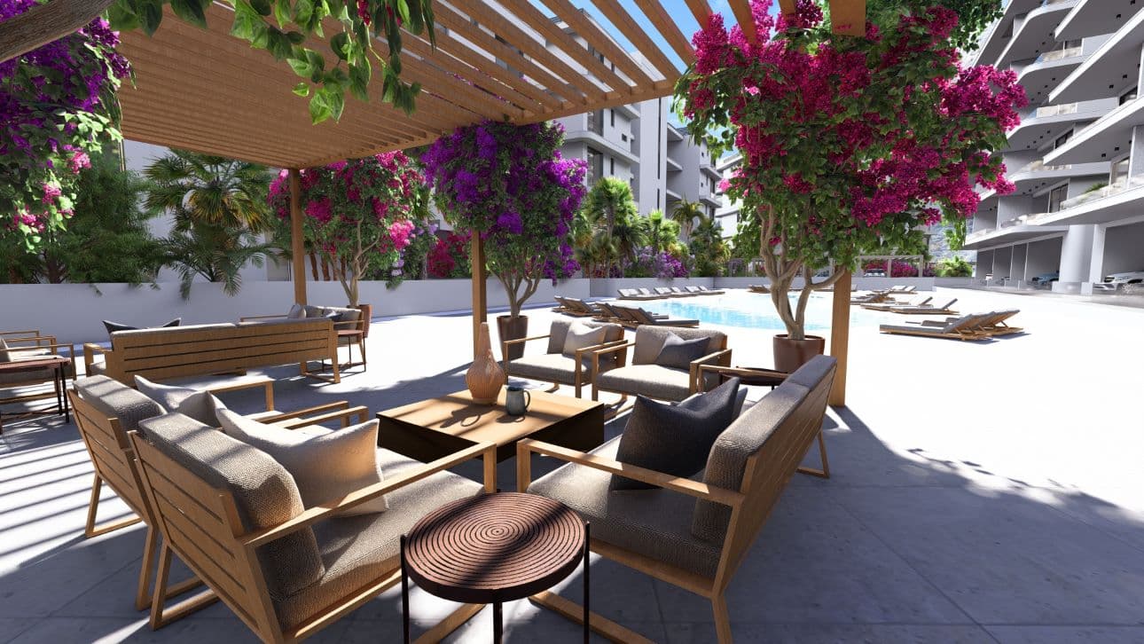 2-bedrooms apartments in Limassol, Cyprus.