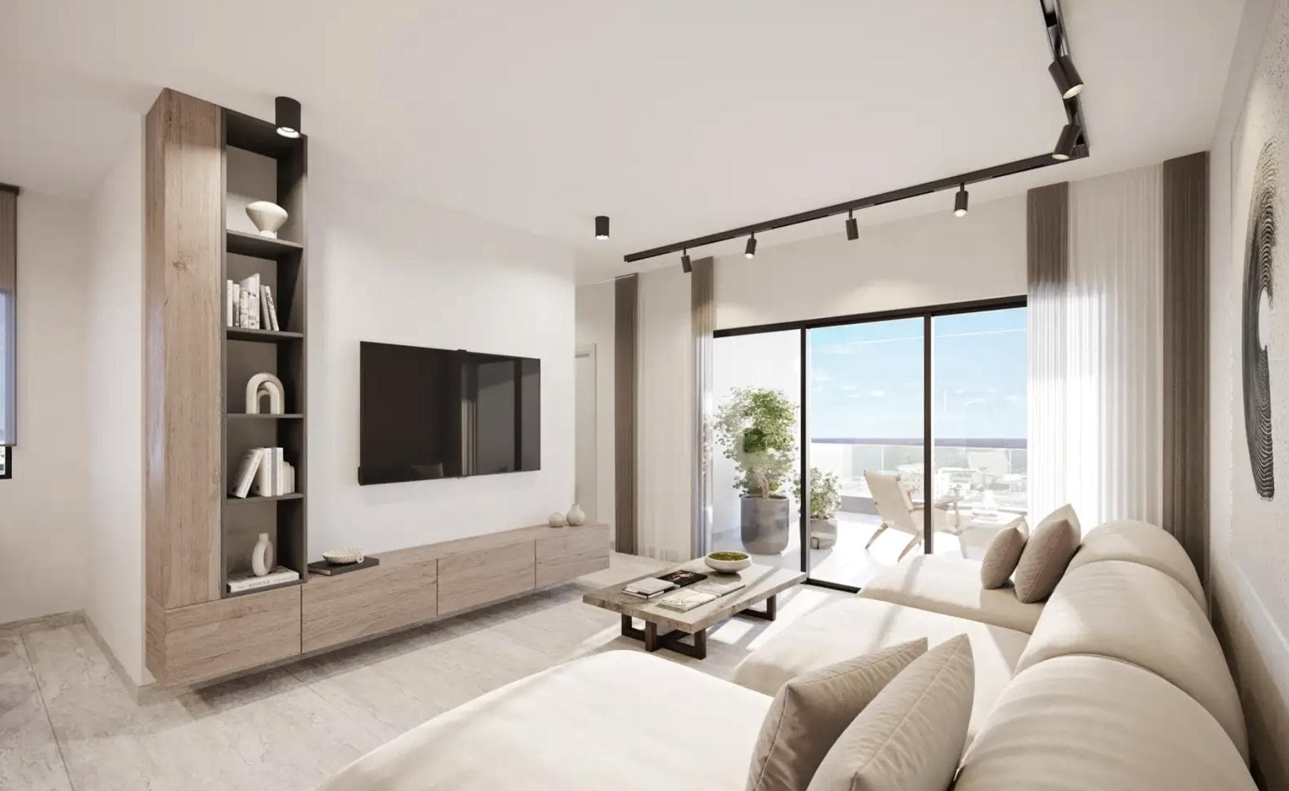 2-bedrooms apartments in Limassol, Cyprus.