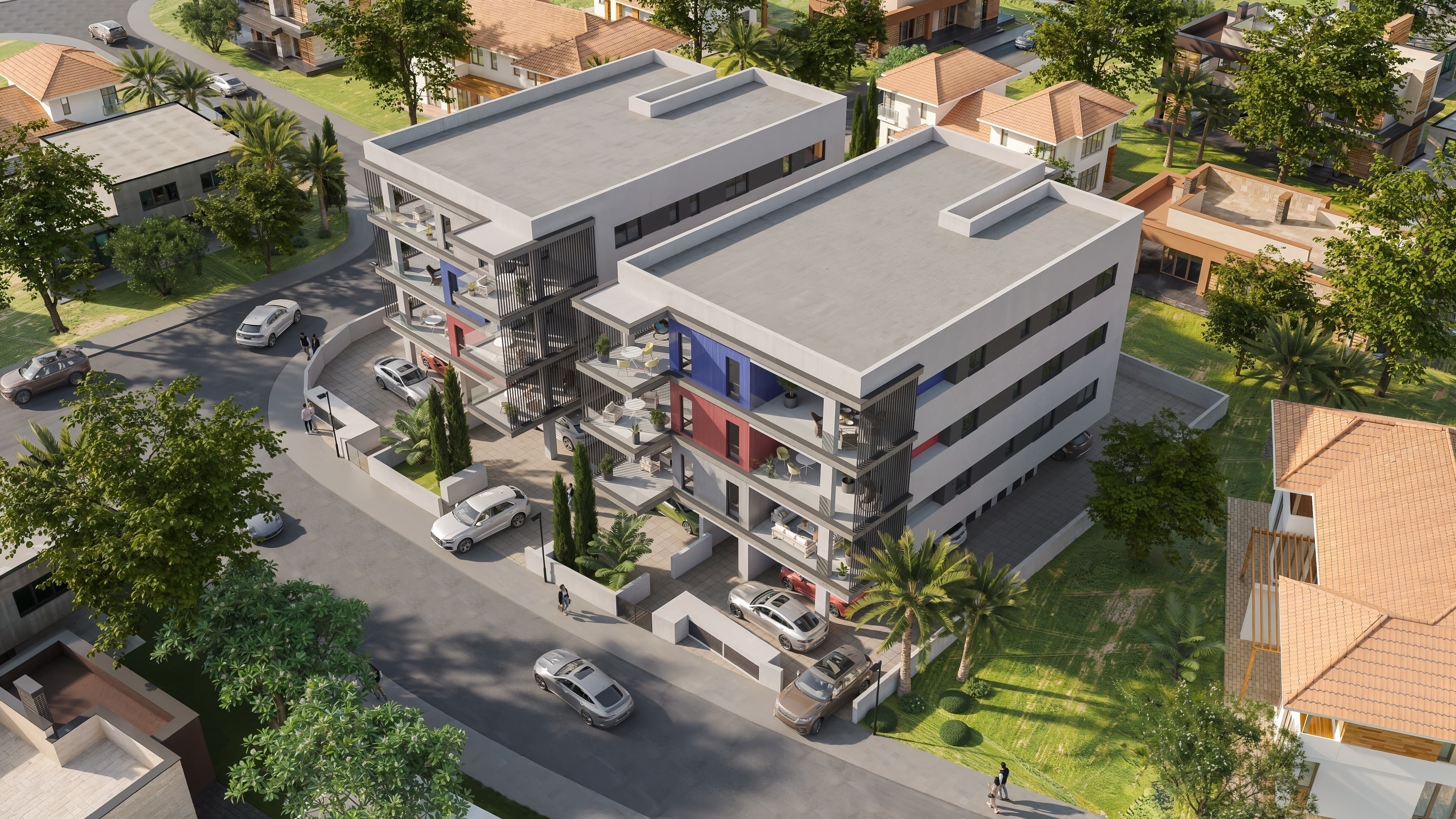 2-bedrooms apartments in Limassol, Cyprus.