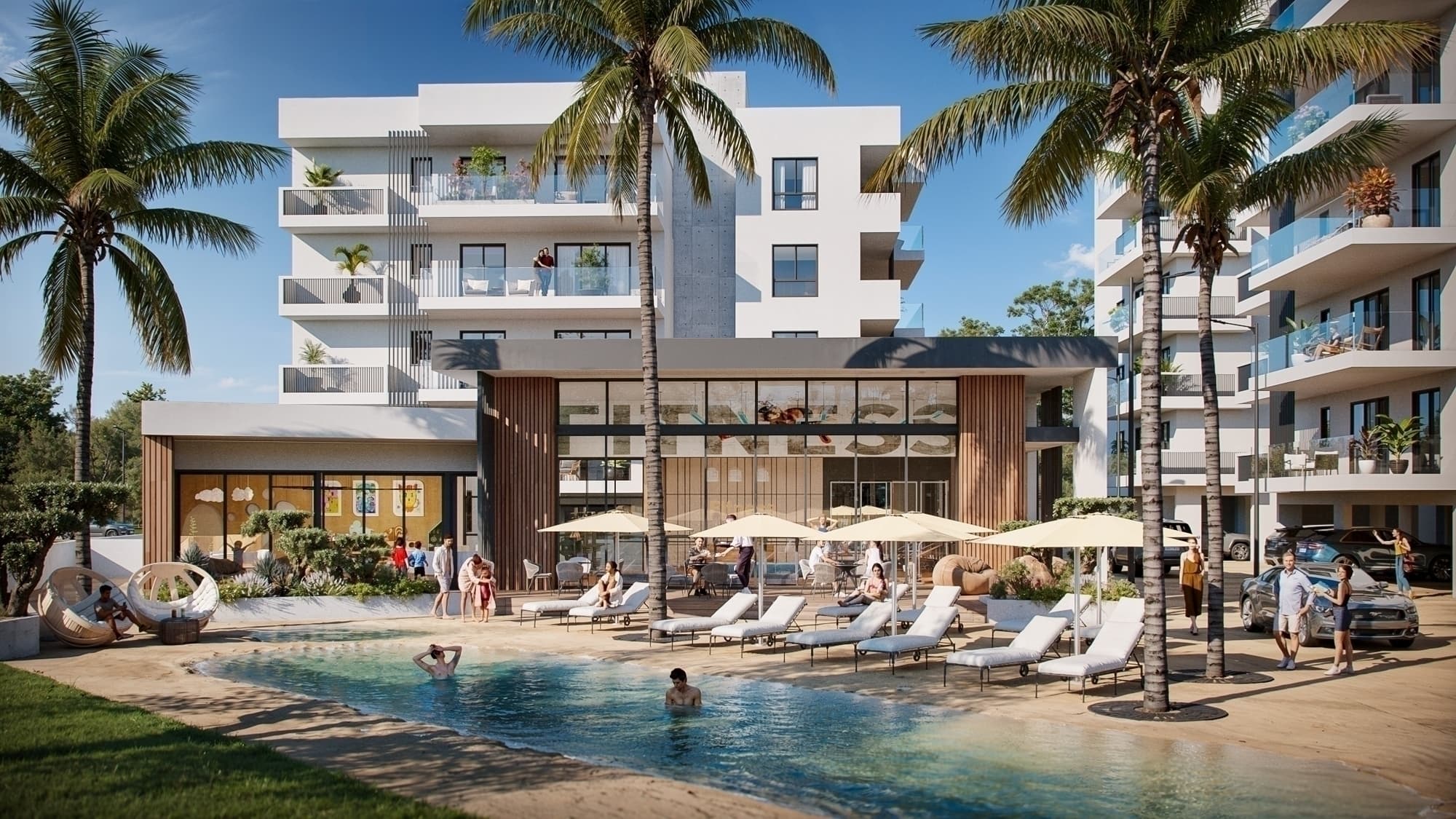 3-bedrooms apartments in Larnaca, Cyprus.