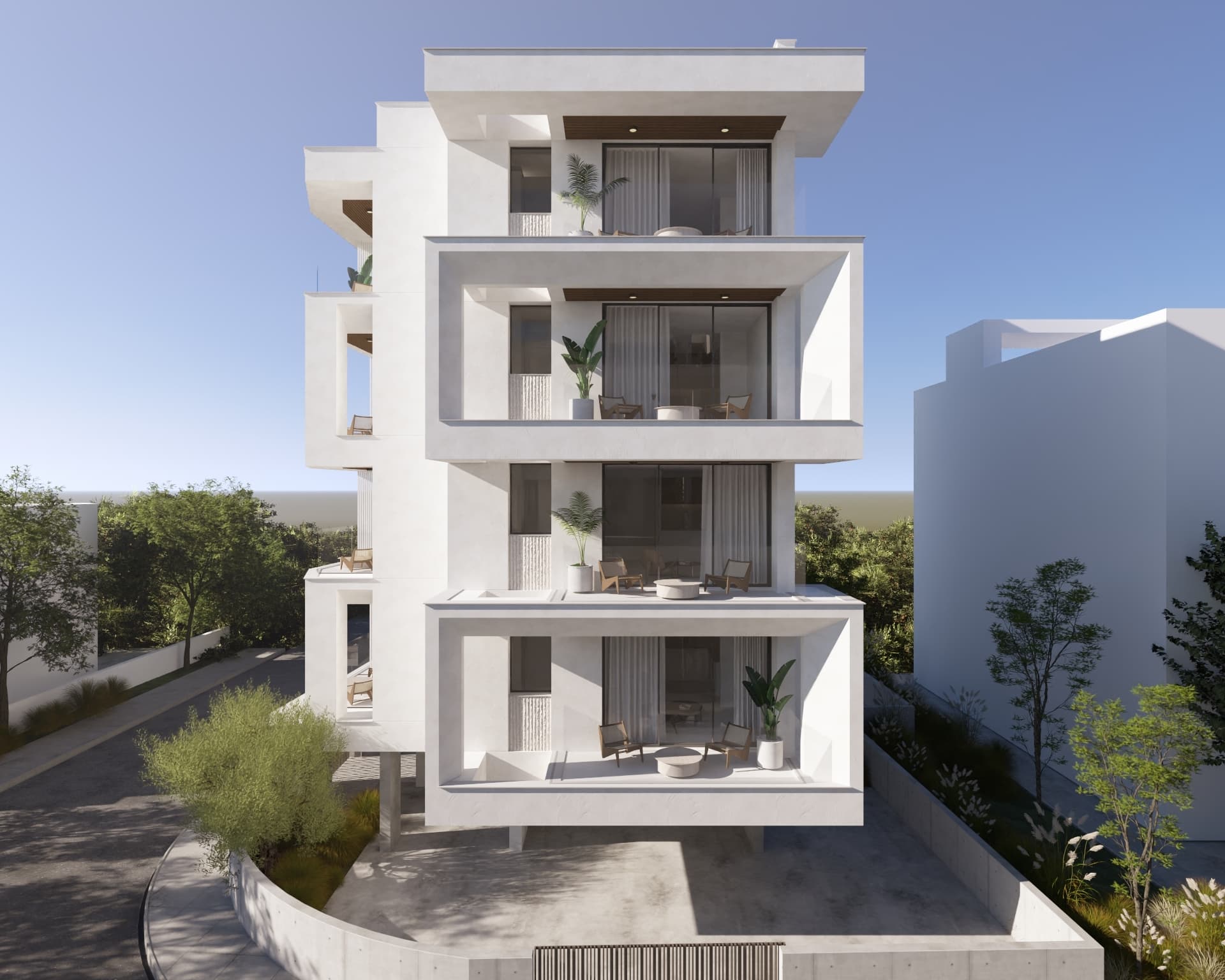 2-bedrooms apartments in Larnaca, Cyprus.