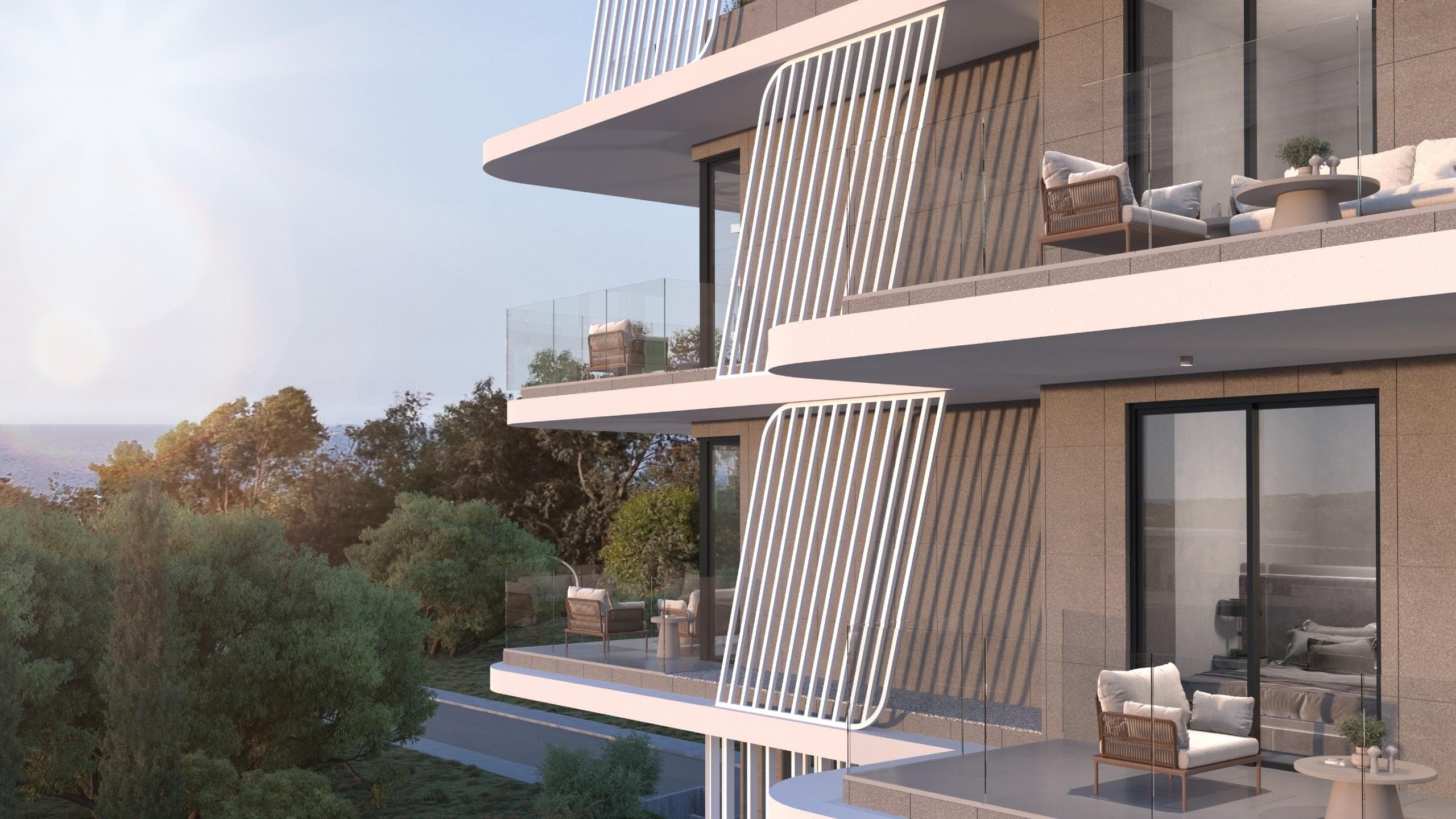 2-bedrooms apartments in Limassol, Cyprus.