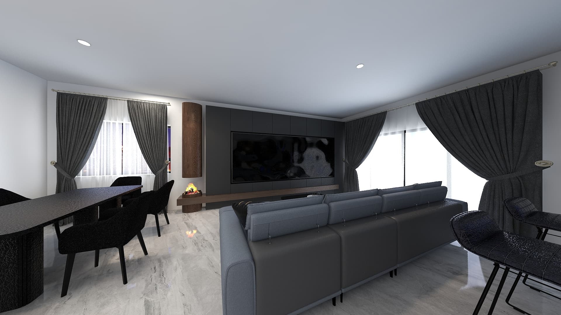 2-bedrooms apartments in Limassol, Cyprus.