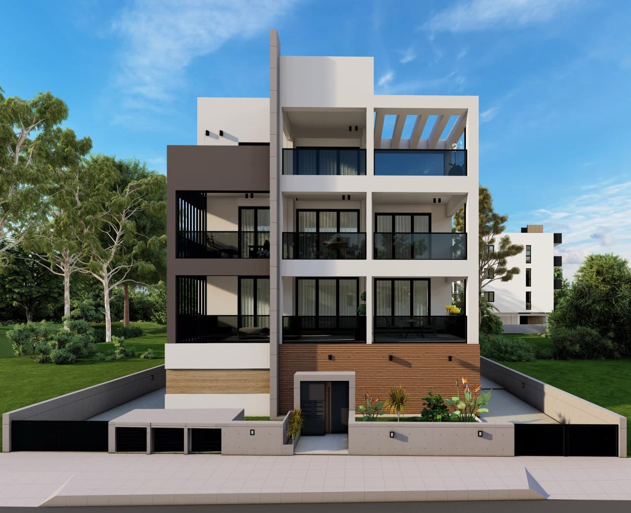 2-bedrooms apartments in Nicosia, Cyprus.
