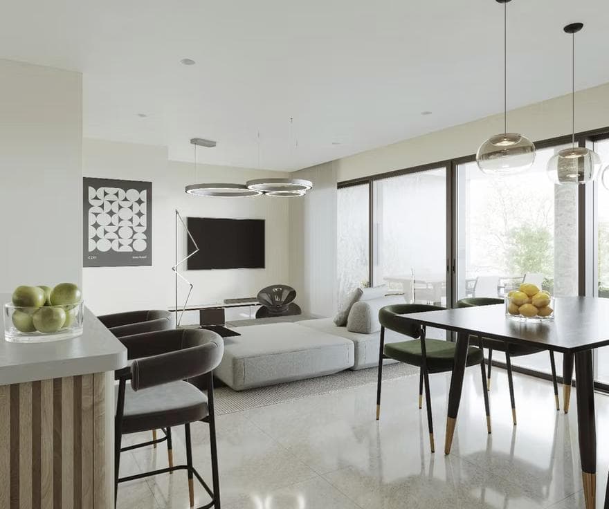 2-bedrooms apartments in Larnaca, Cyprus.