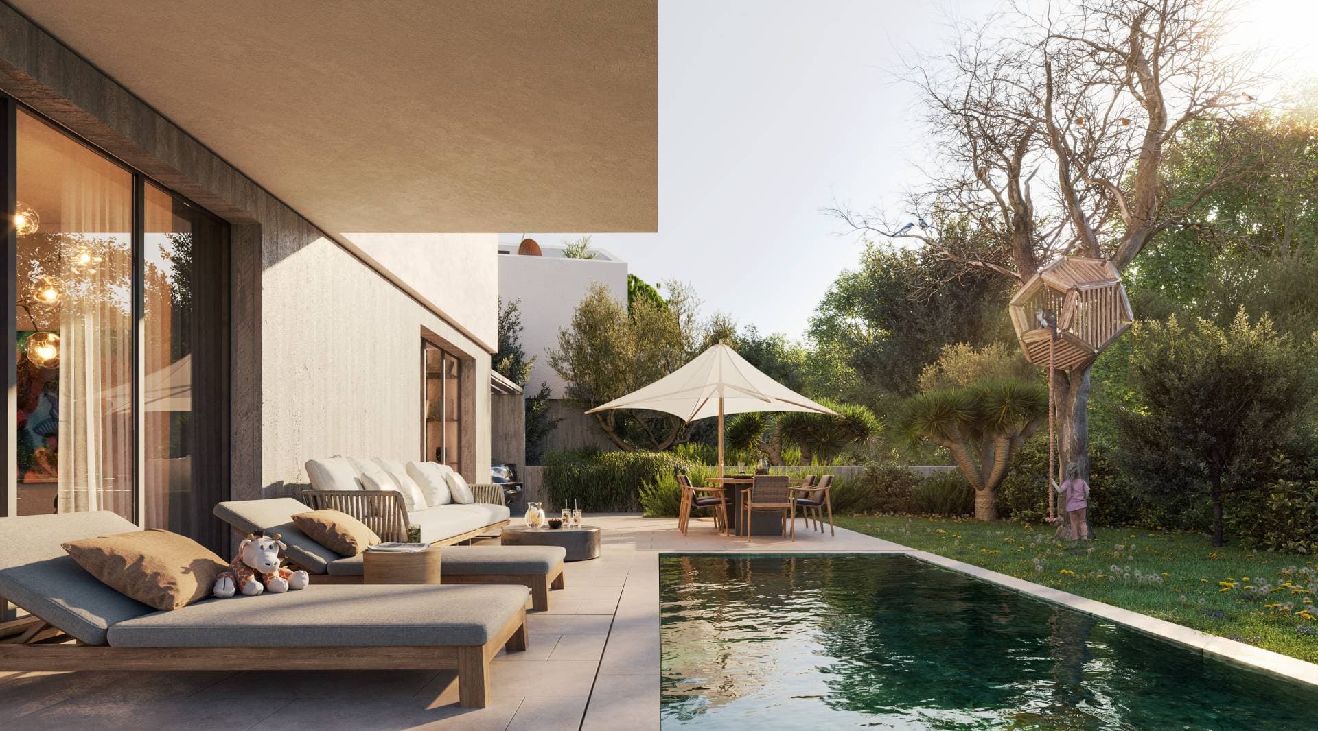 3-bedrooms house in Larnaca, Cyprus.