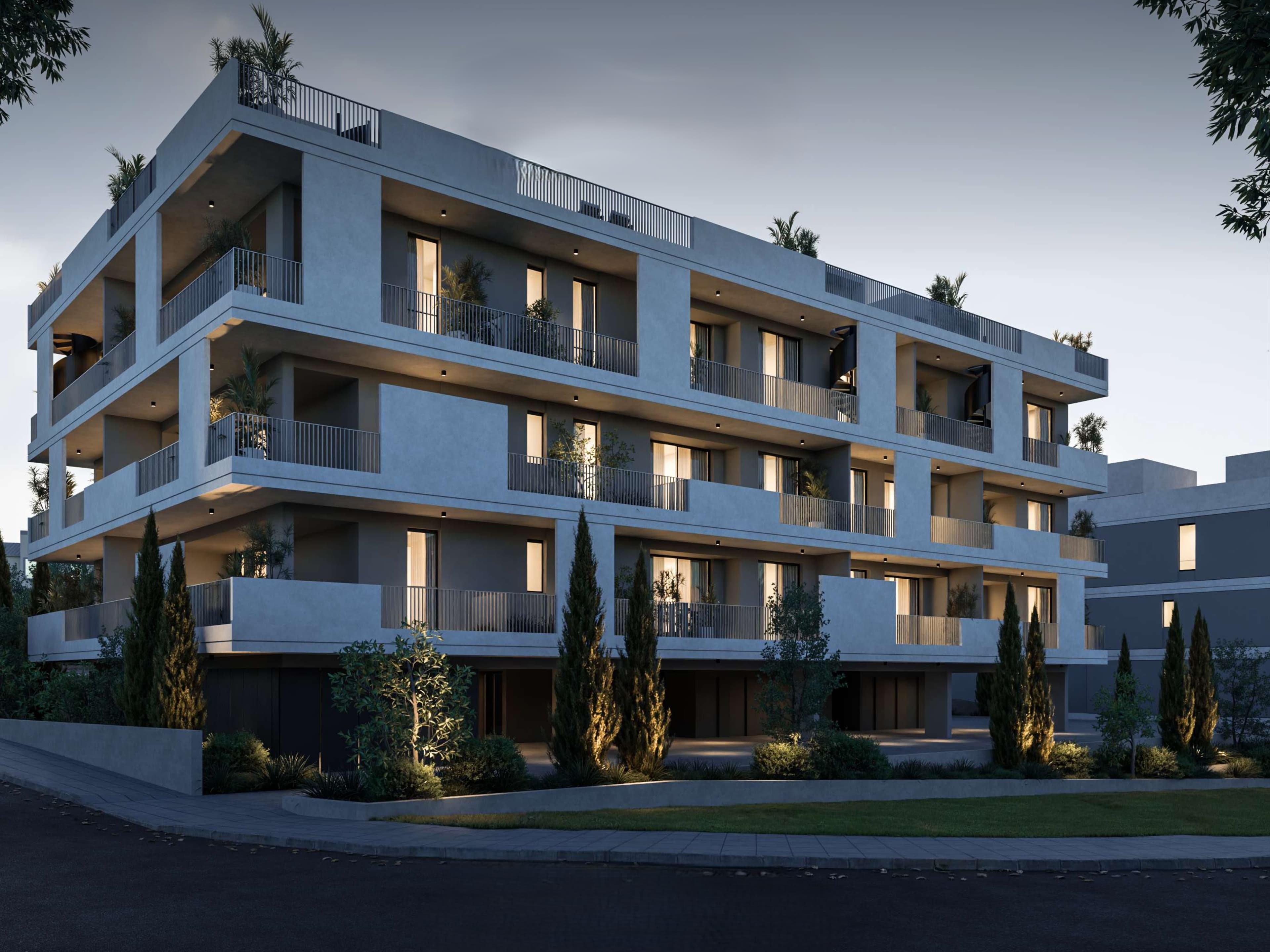 2-bedrooms apartments in Limassol, Cyprus.