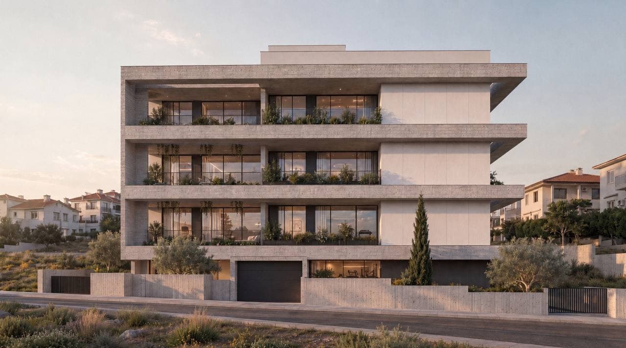 2-bedrooms apartments in Limassol, Cyprus.