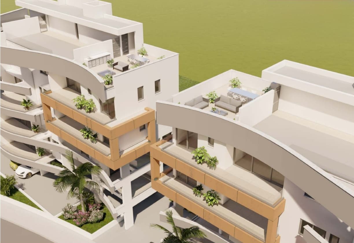 2-bedrooms apartments in Larnaca, Cyprus.