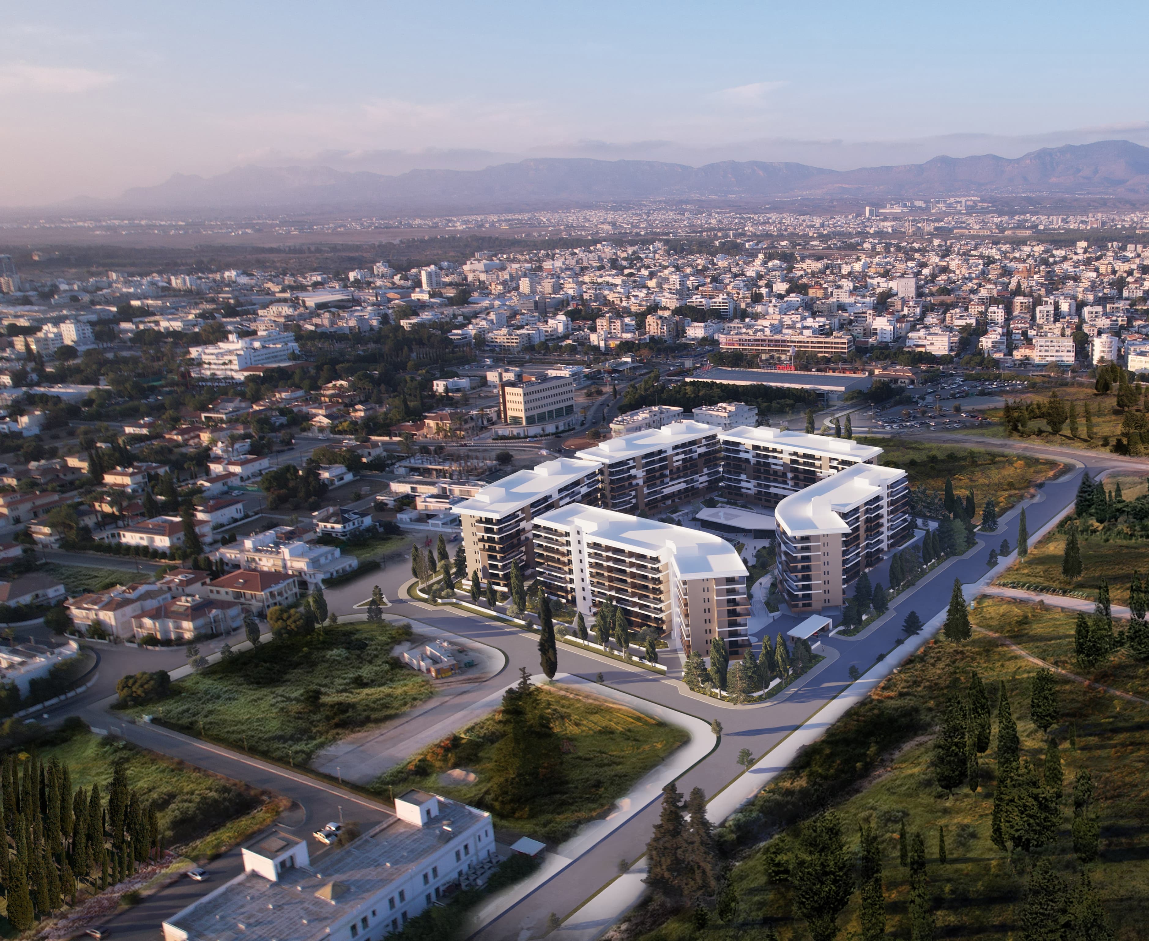 3-bedrooms apartments in Nicosia, Cyprus.