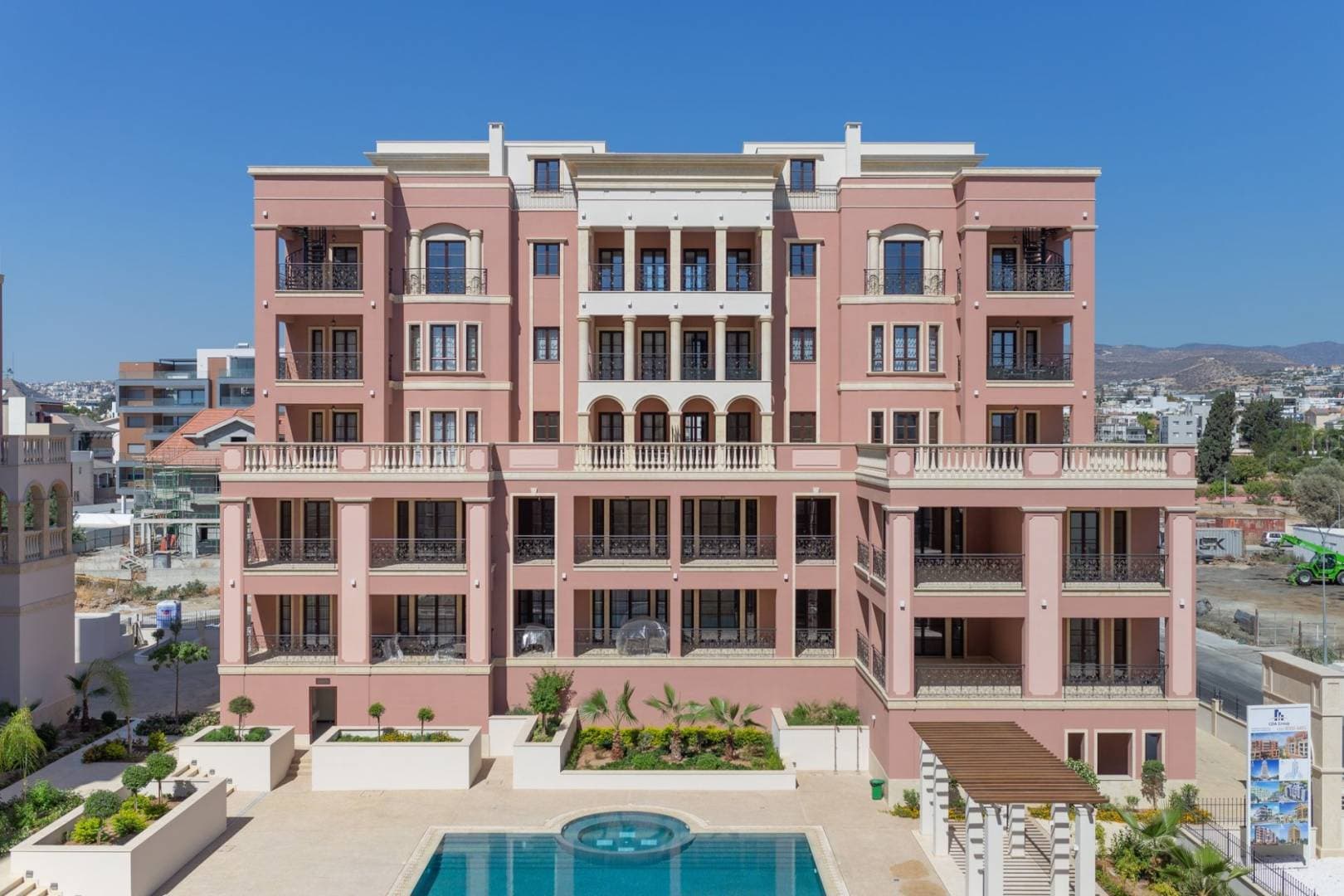 2-bedrooms apartments in Limassol, Cyprus.