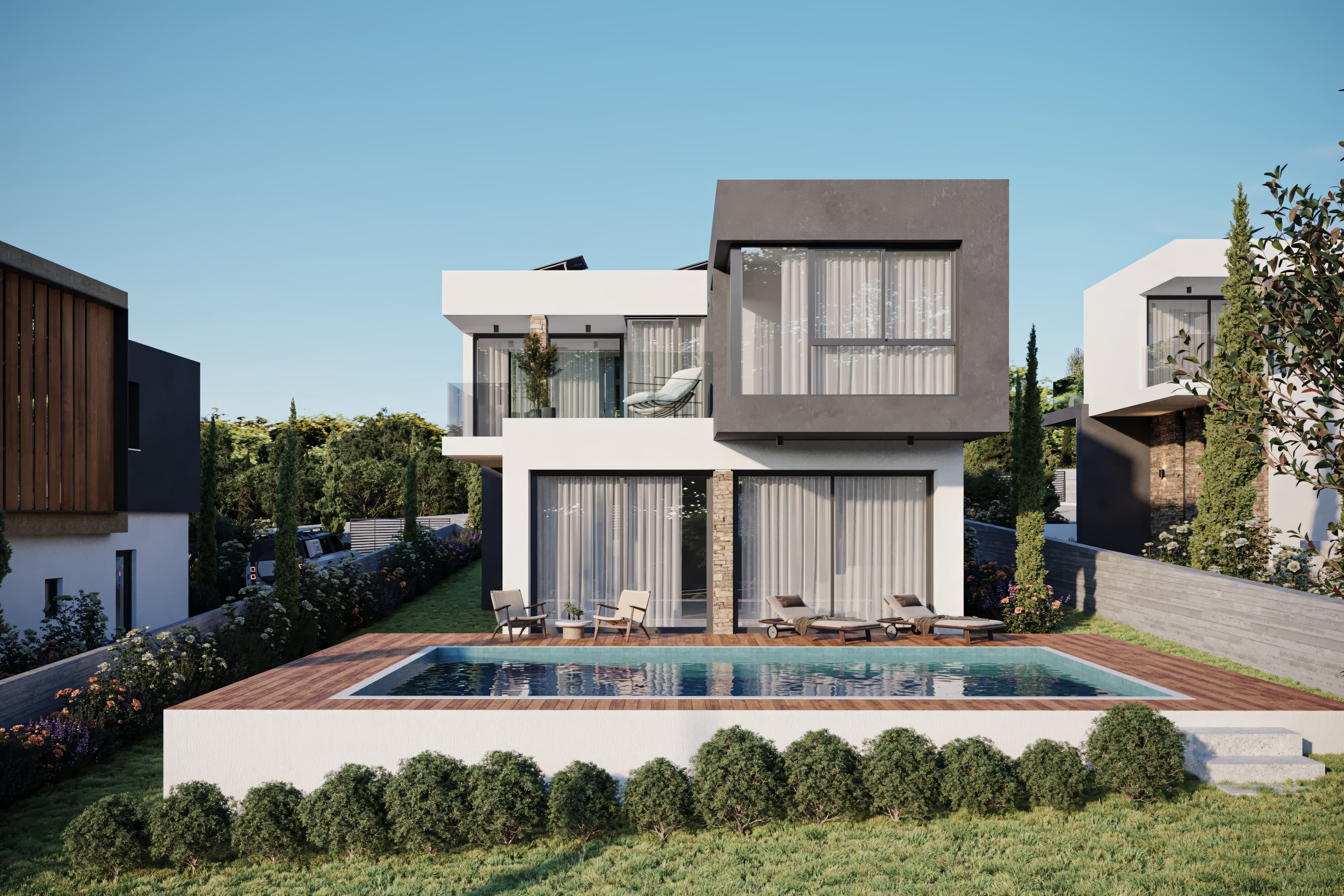3-bedrooms house in Paphos, Cyprus.