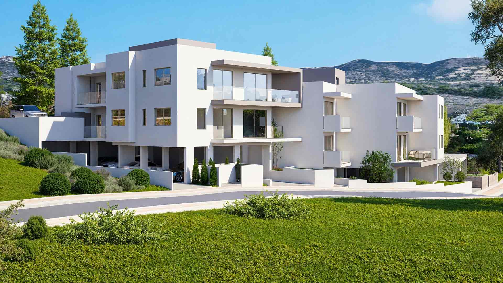 1-bedrooms apartments in Paphos, Cyprus.