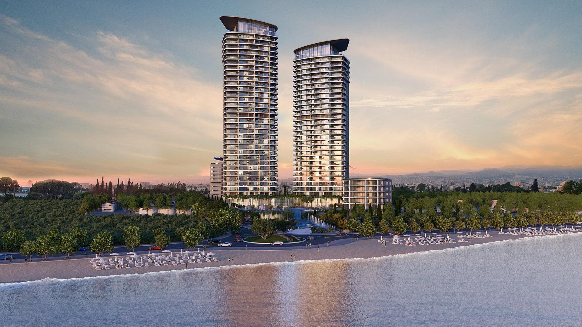 3-bedrooms apartments in Limassol, Cyprus.