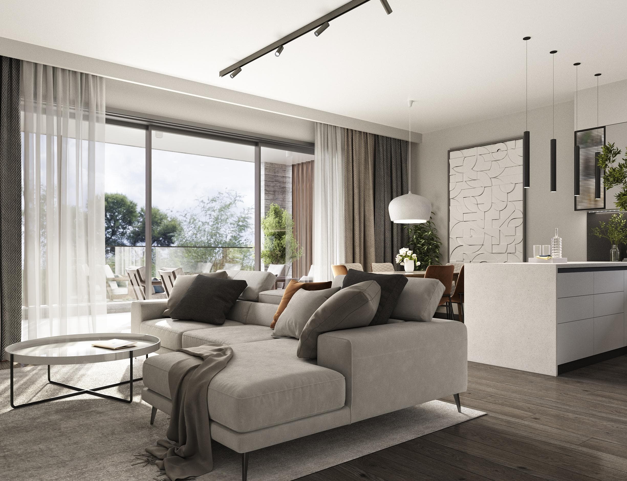 3-bedrooms apartments in Paphos, Cyprus.