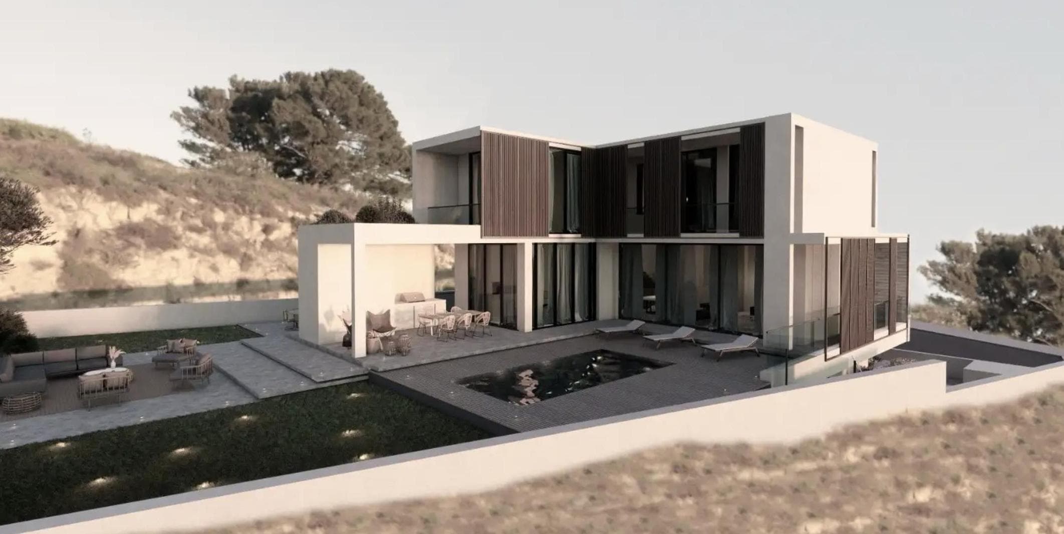 3-bedrooms house in Paphos, Cyprus.