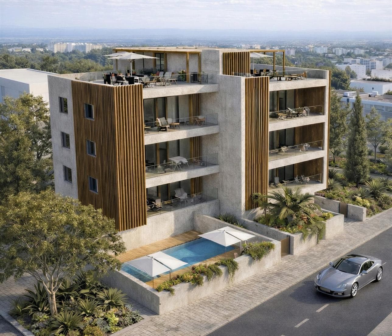 2-bedrooms apartments in Paphos, Cyprus.