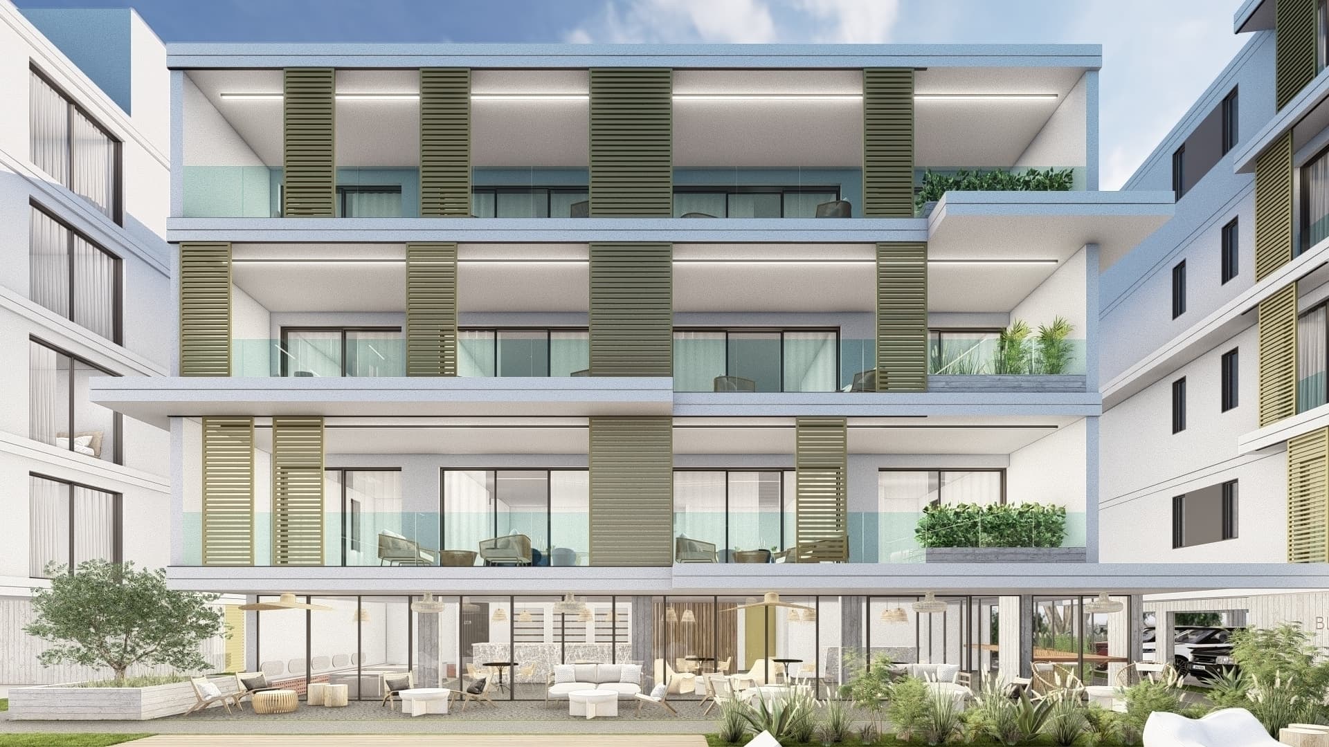 2-bedrooms apartments in Paphos, Cyprus.