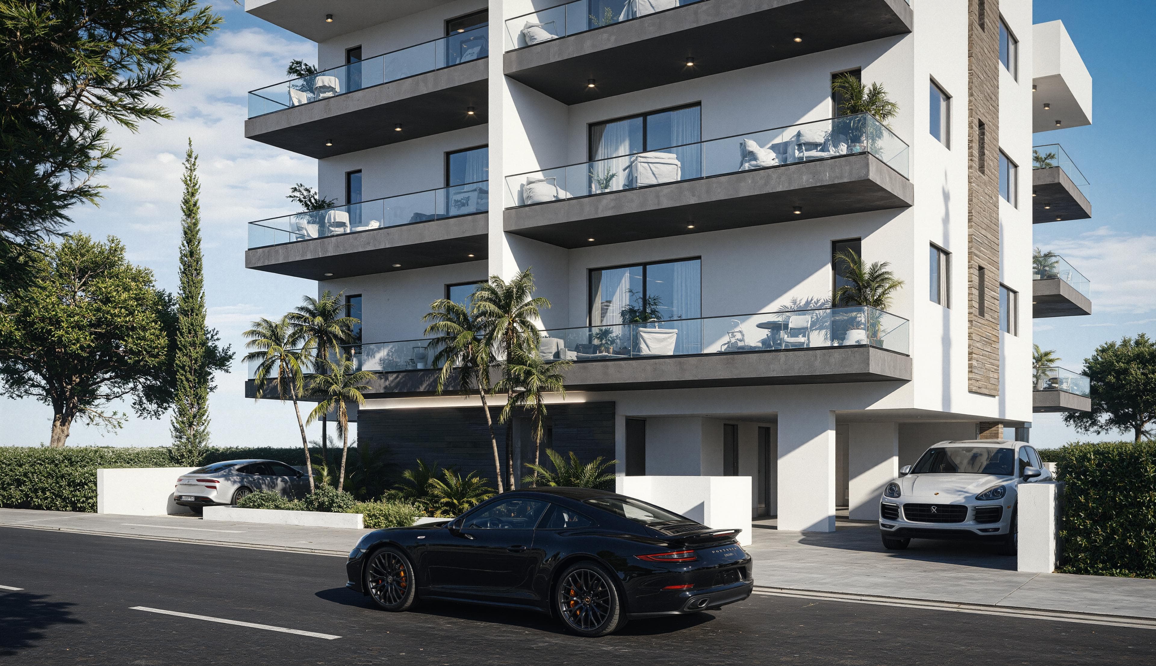 2-bedrooms apartments in Nicosia, Cyprus.
