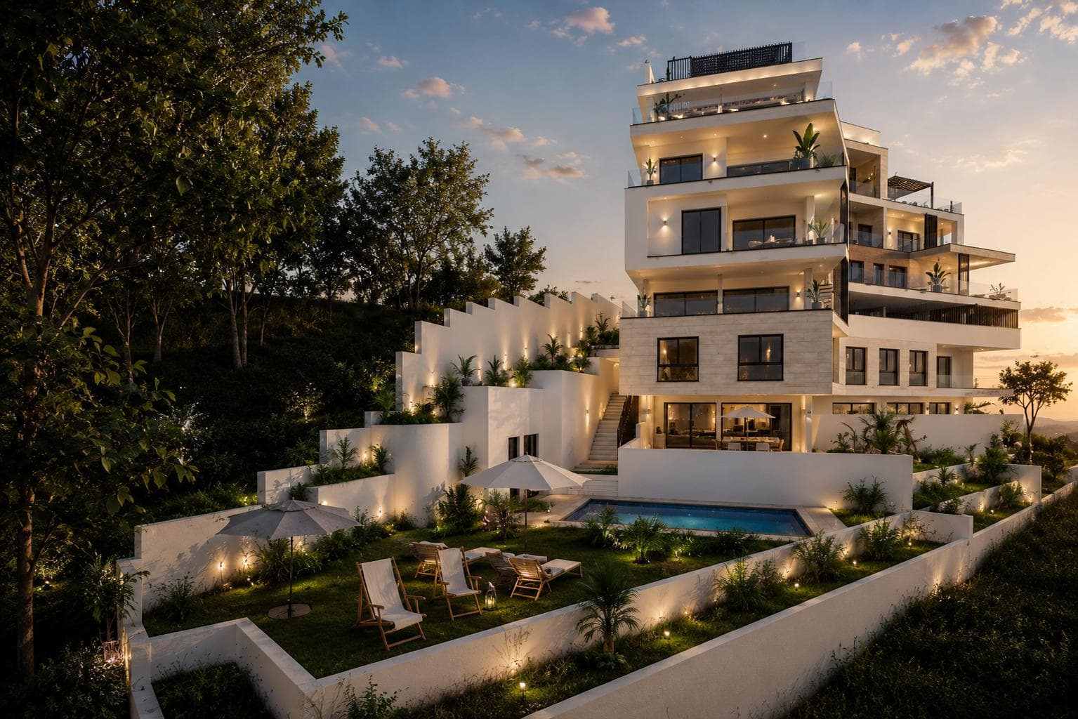3-bedrooms apartments in Limassol, Cyprus.