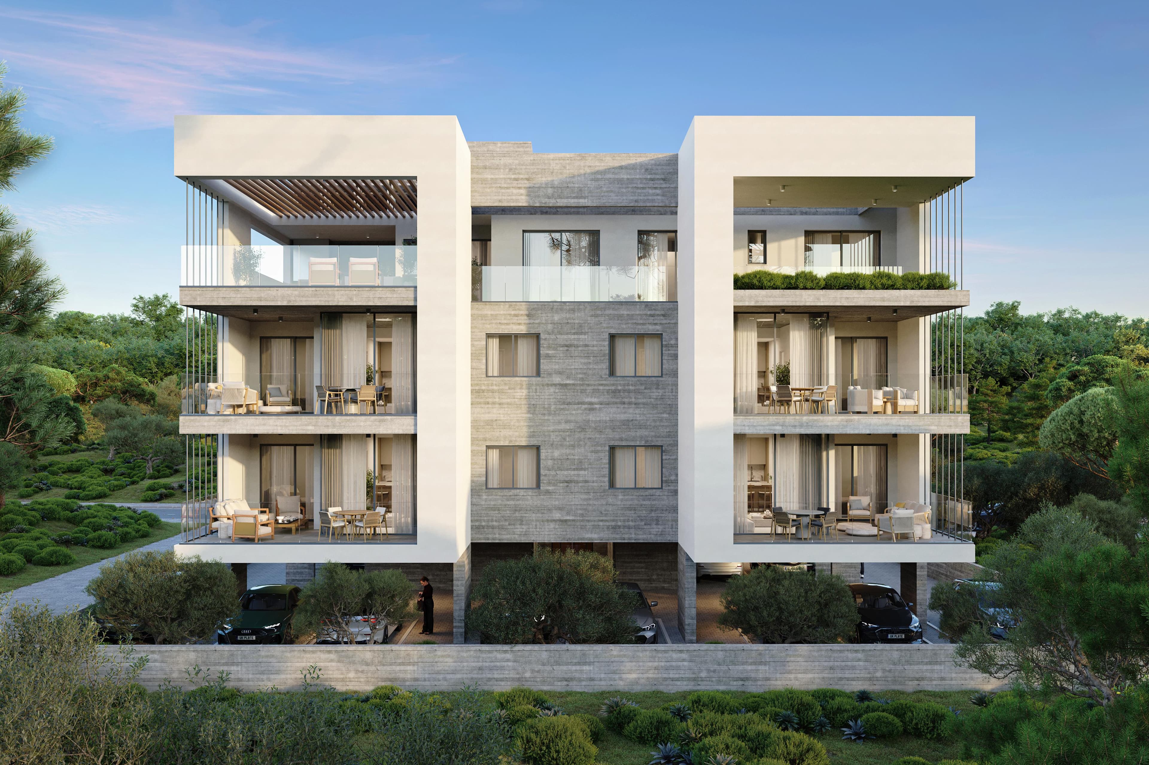 2-bedrooms apartments in Paphos, Cyprus.
