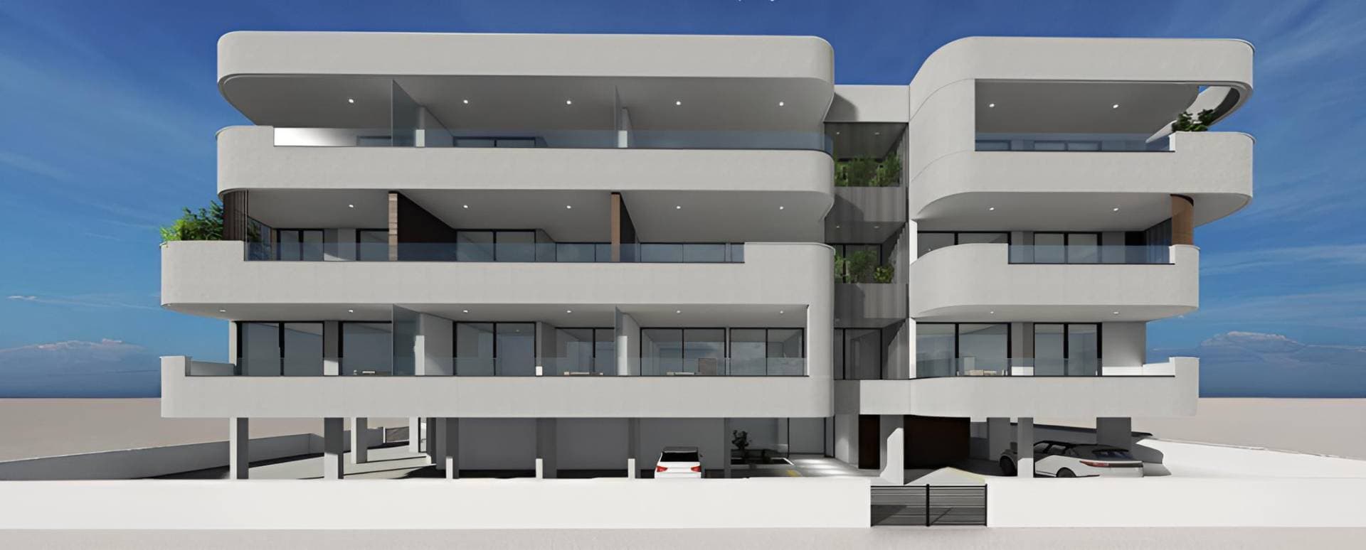 3-bedrooms apartments in Limassol, Cyprus.