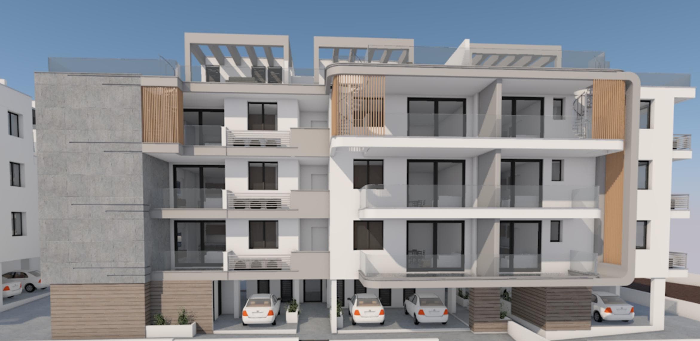 2-bedrooms apartments in Larnaca, Cyprus.