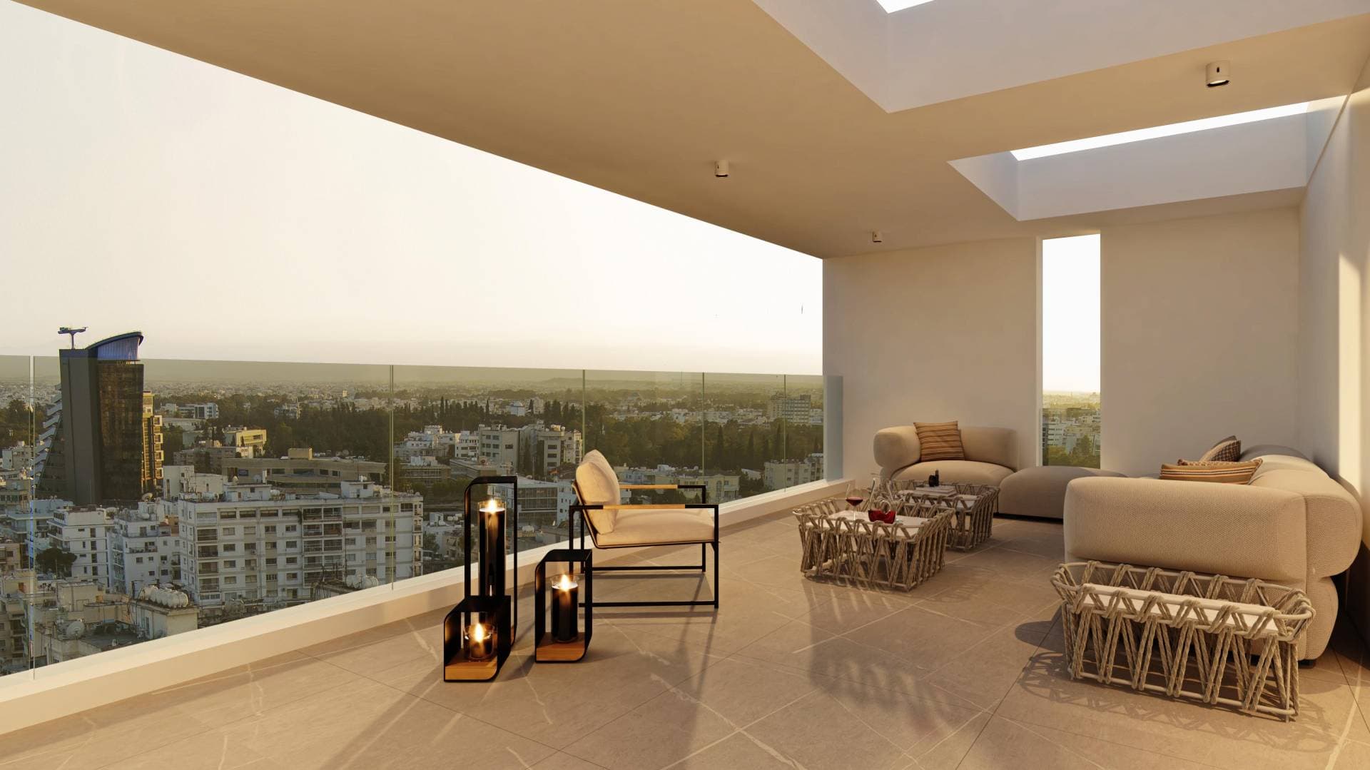3-bedrooms apartments in Nicosia, Cyprus.