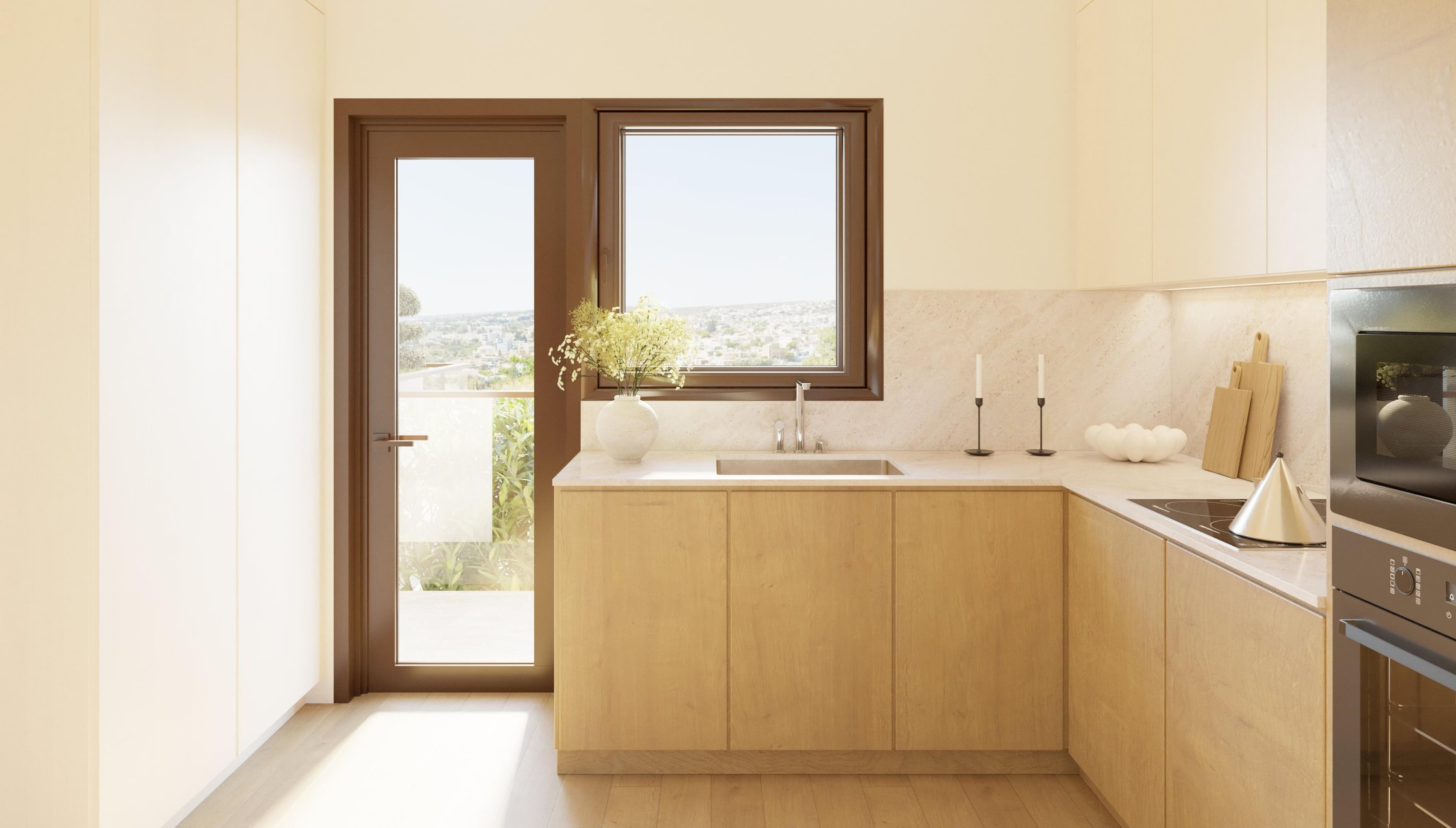 2-bedrooms apartments in Limassol, Cyprus.