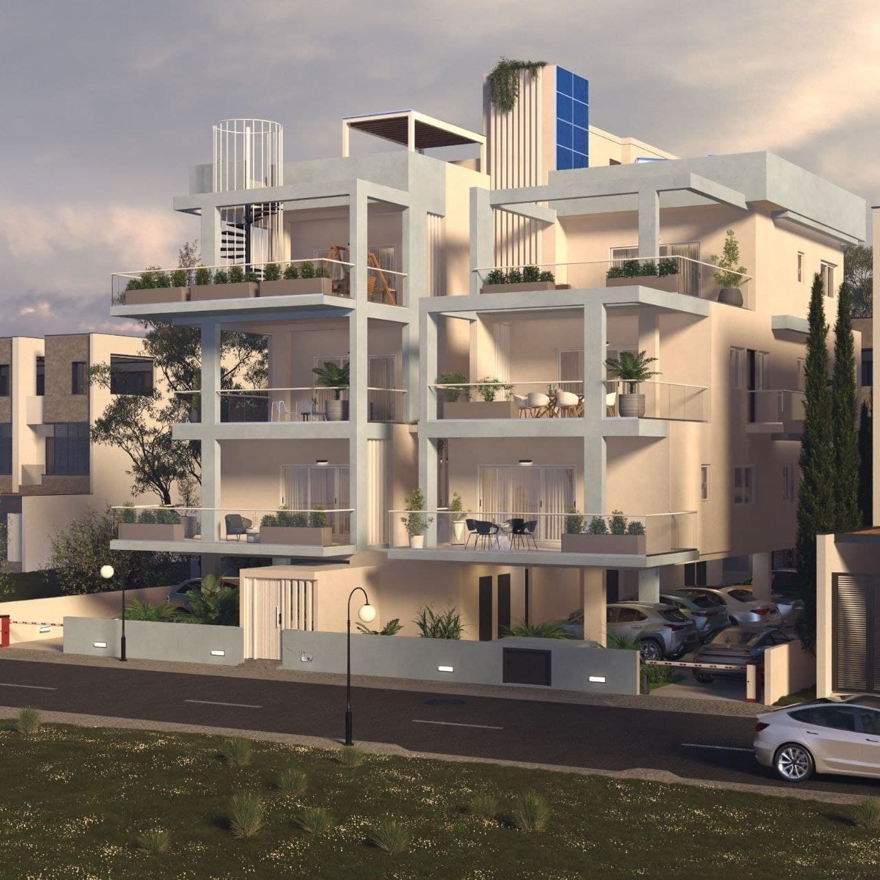 3-bedrooms apartments in Limassol, Cyprus.