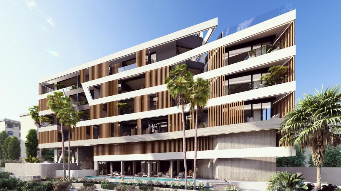 2-bedrooms apartments in Limassol, Cyprus.