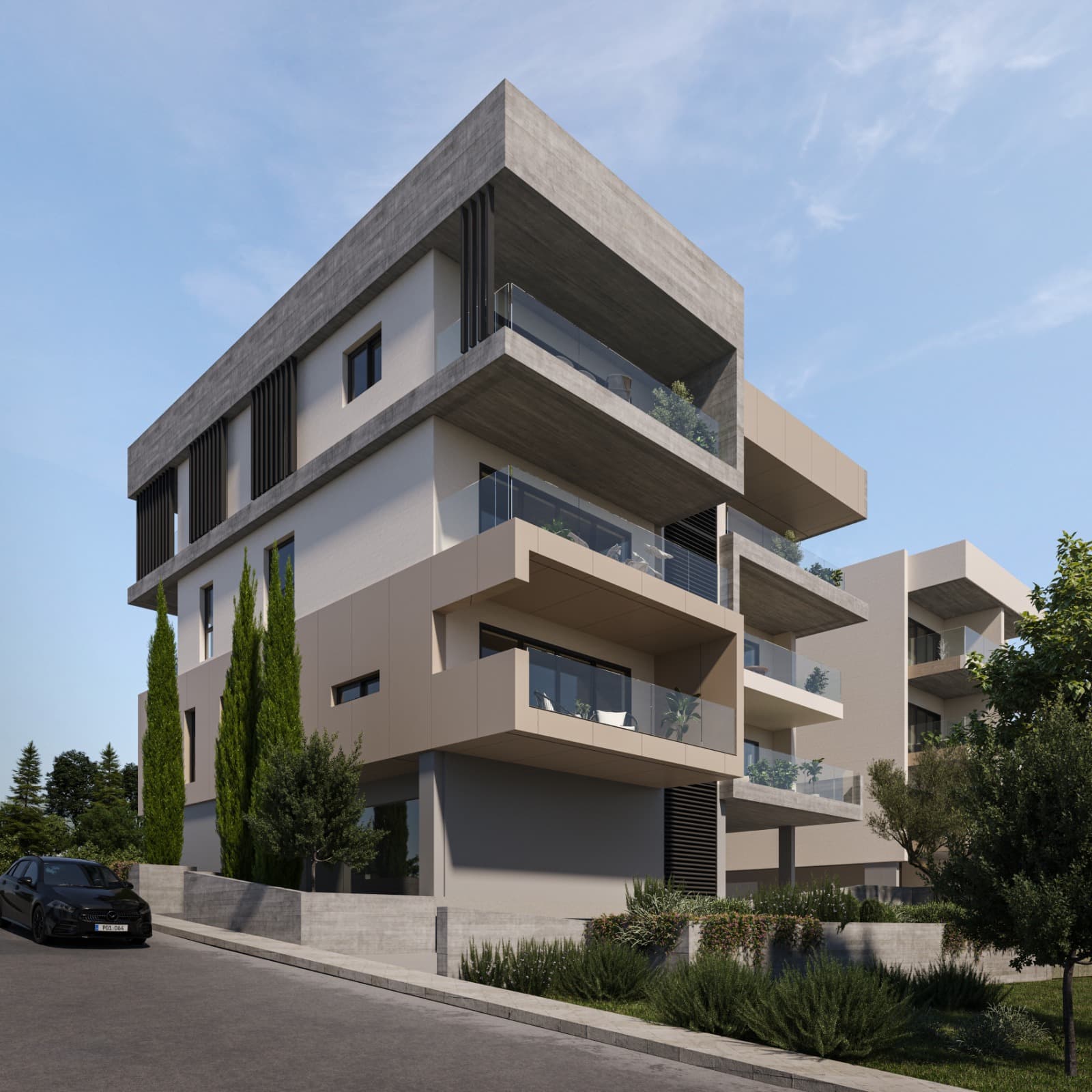 3-bedrooms apartments in Limassol, Cyprus.