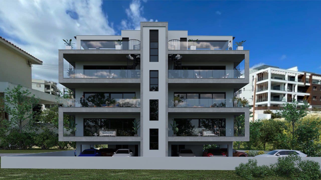 2-bedrooms apartments in Limassol, Cyprus.