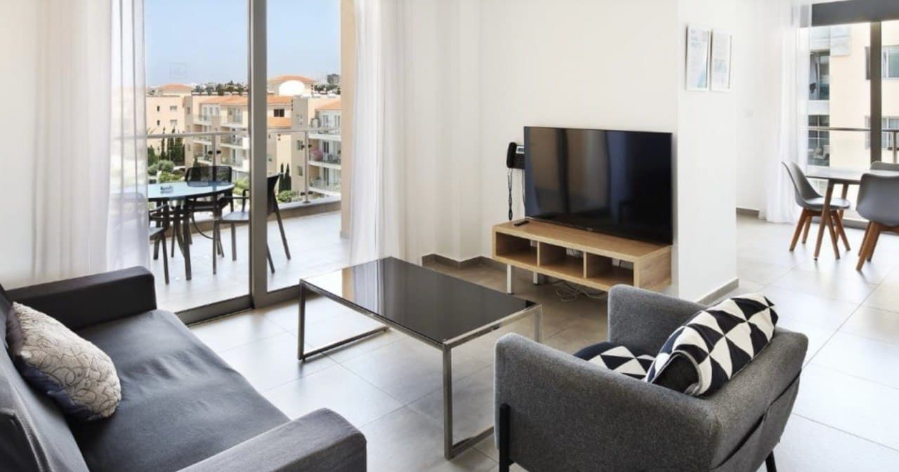 2-bedrooms apartments in Paphos, Cyprus.