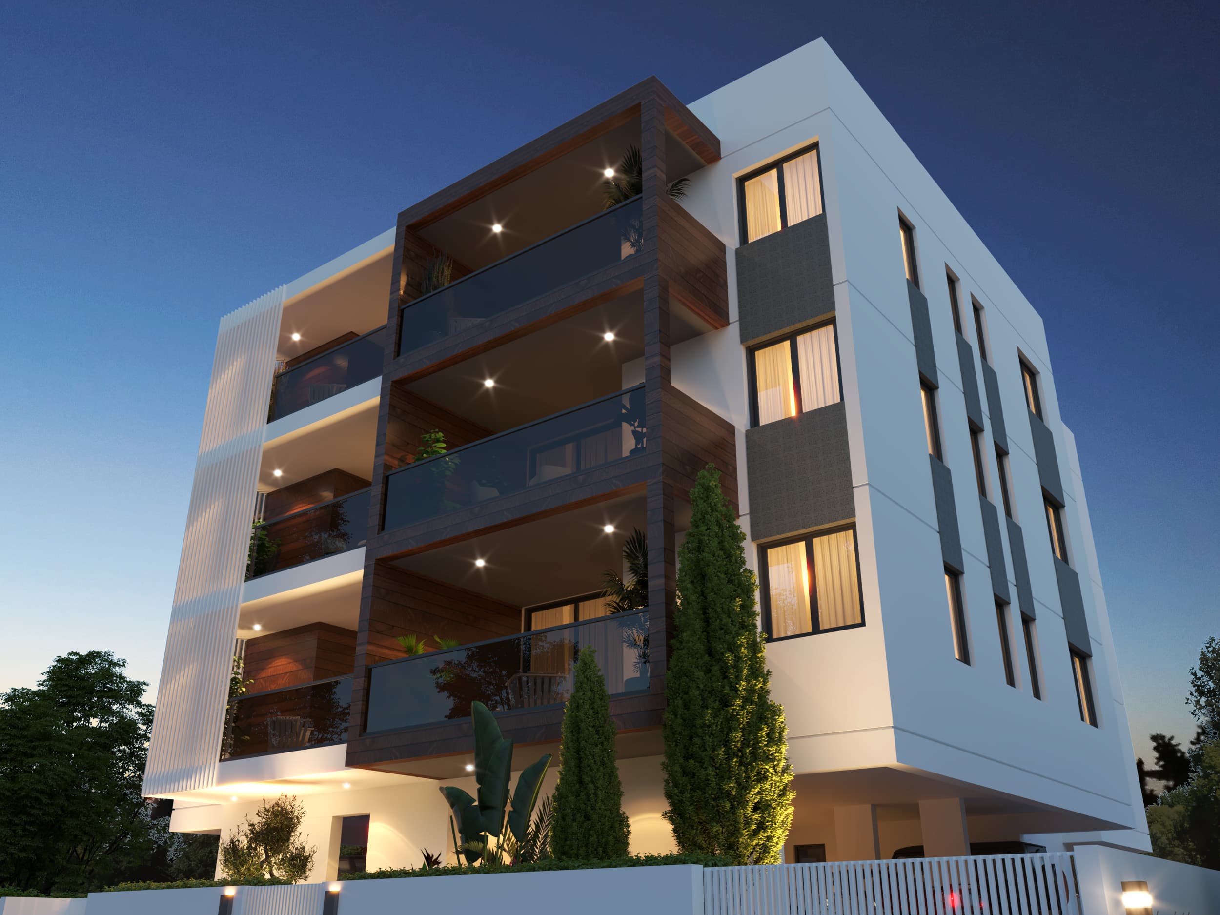 2-bedrooms apartments in Nicosia, Cyprus.