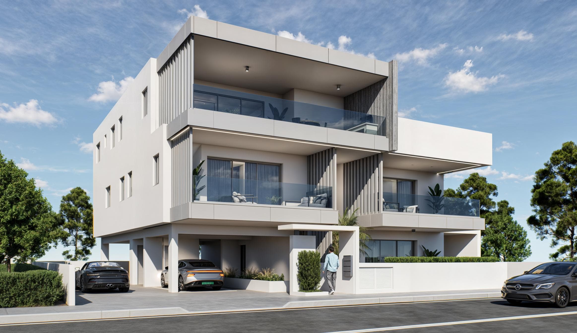 3-bedrooms apartments in Nicosia, Cyprus.