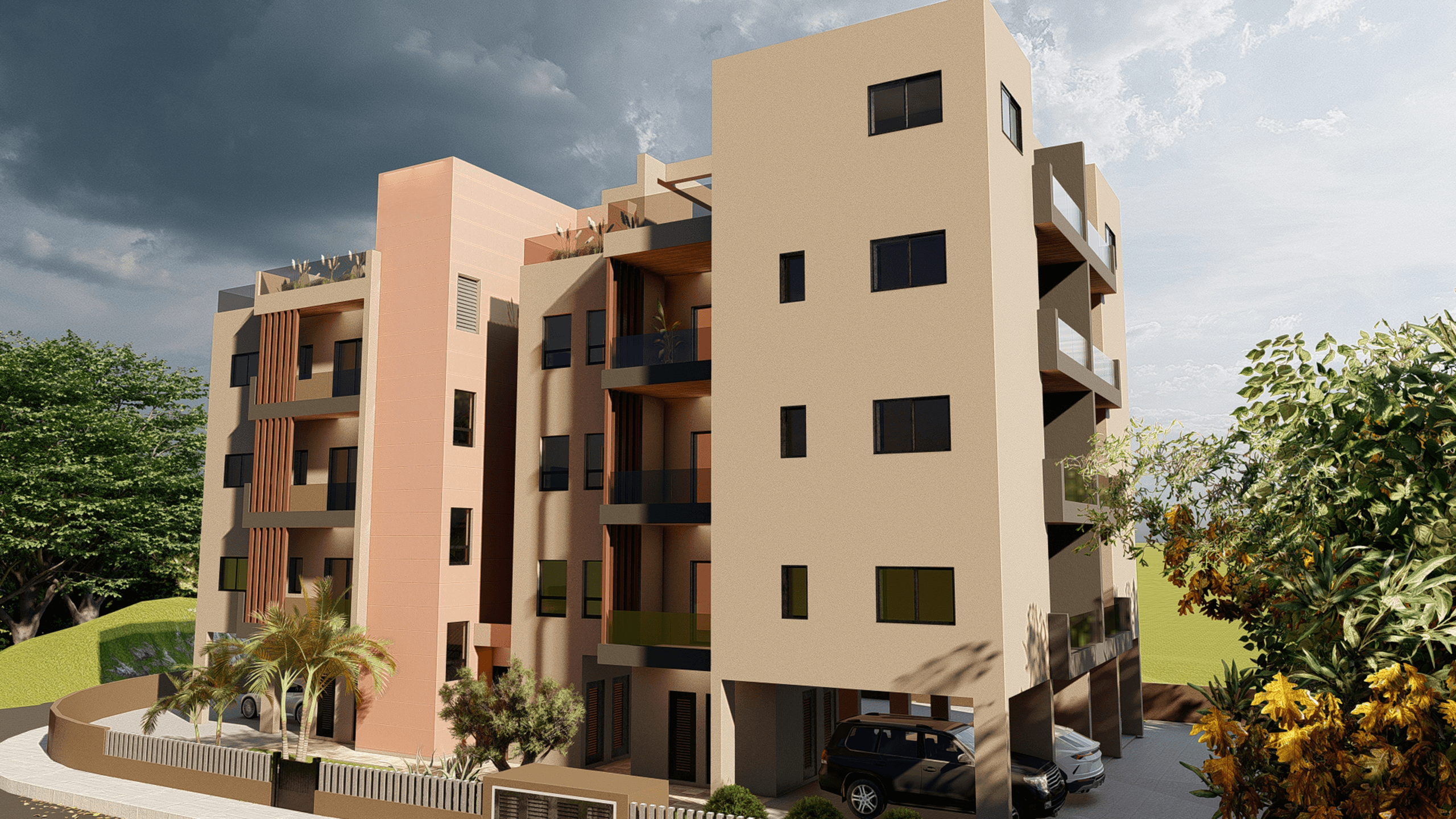 3-bedrooms apartments in Limassol, Cyprus.