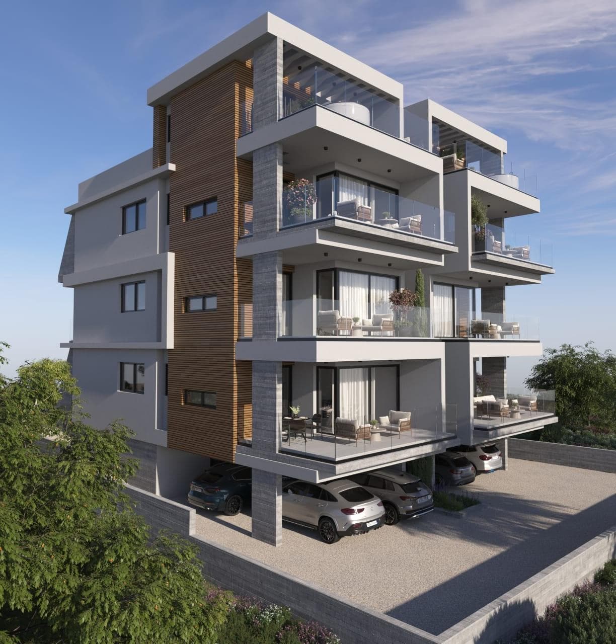 2-bedrooms apartments in Limassol, Cyprus.