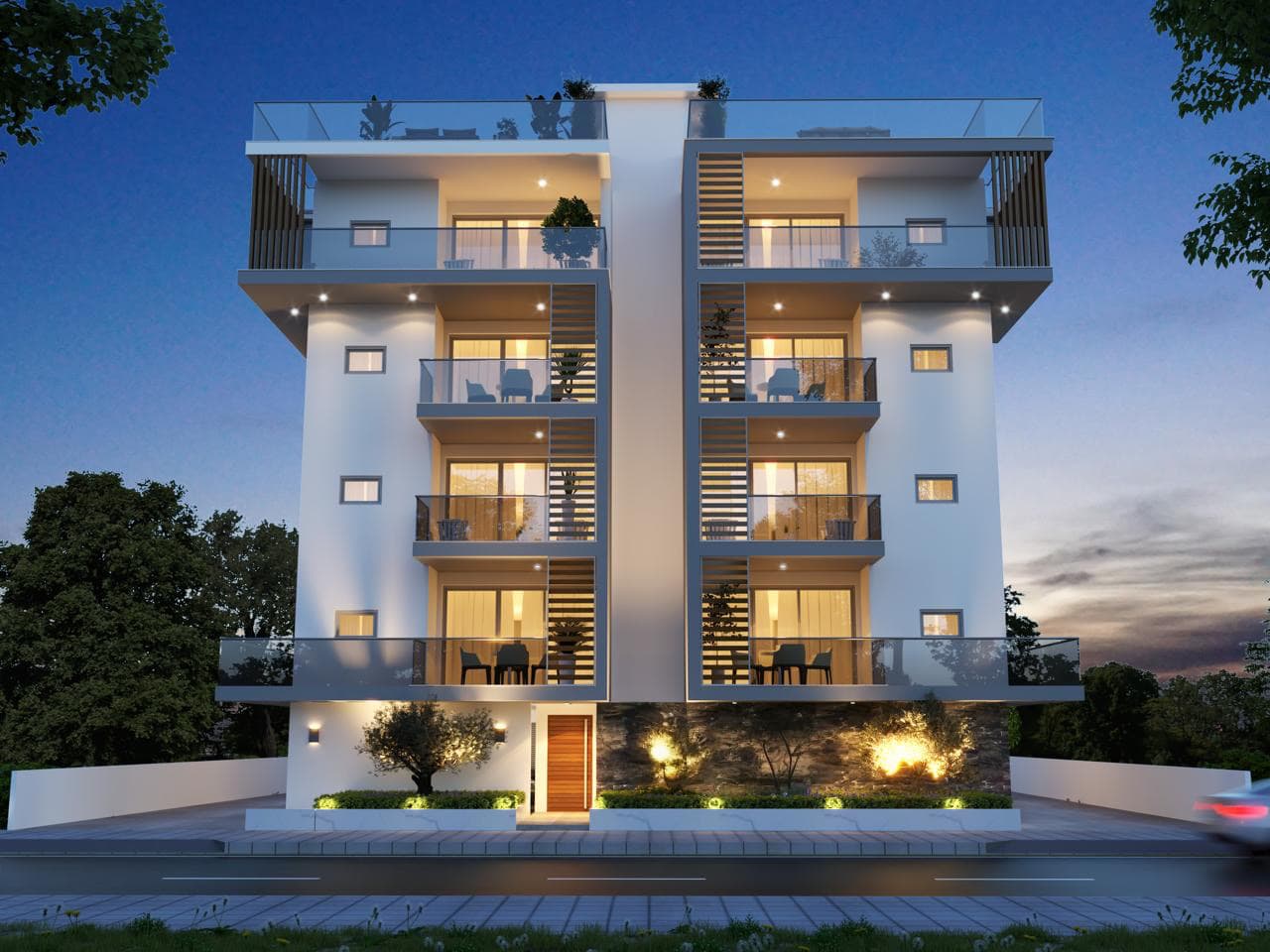 2-bedrooms apartments in Larnaca, Cyprus.