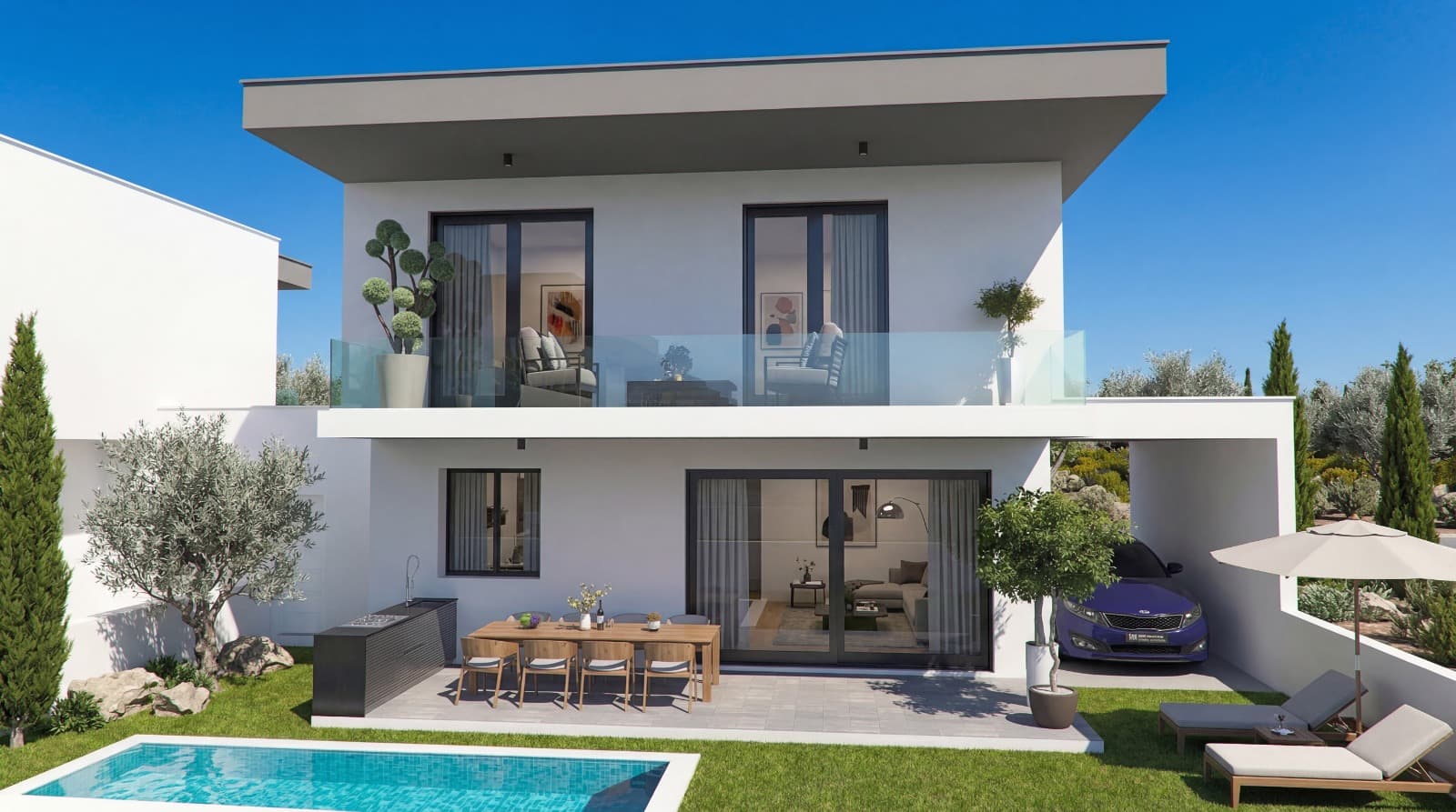 4-bedrooms house in Larnaca, Cyprus.