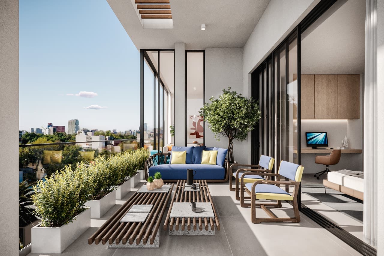 2-bedrooms apartments in Limassol, Cyprus.