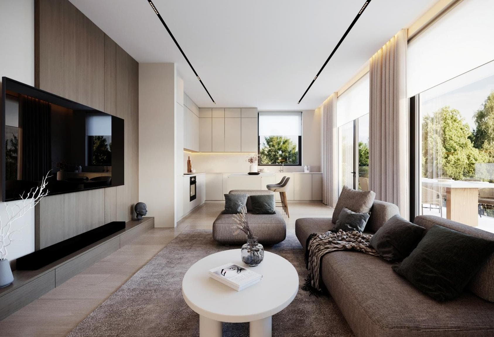 2-bedrooms apartments in Larnaca, Cyprus.