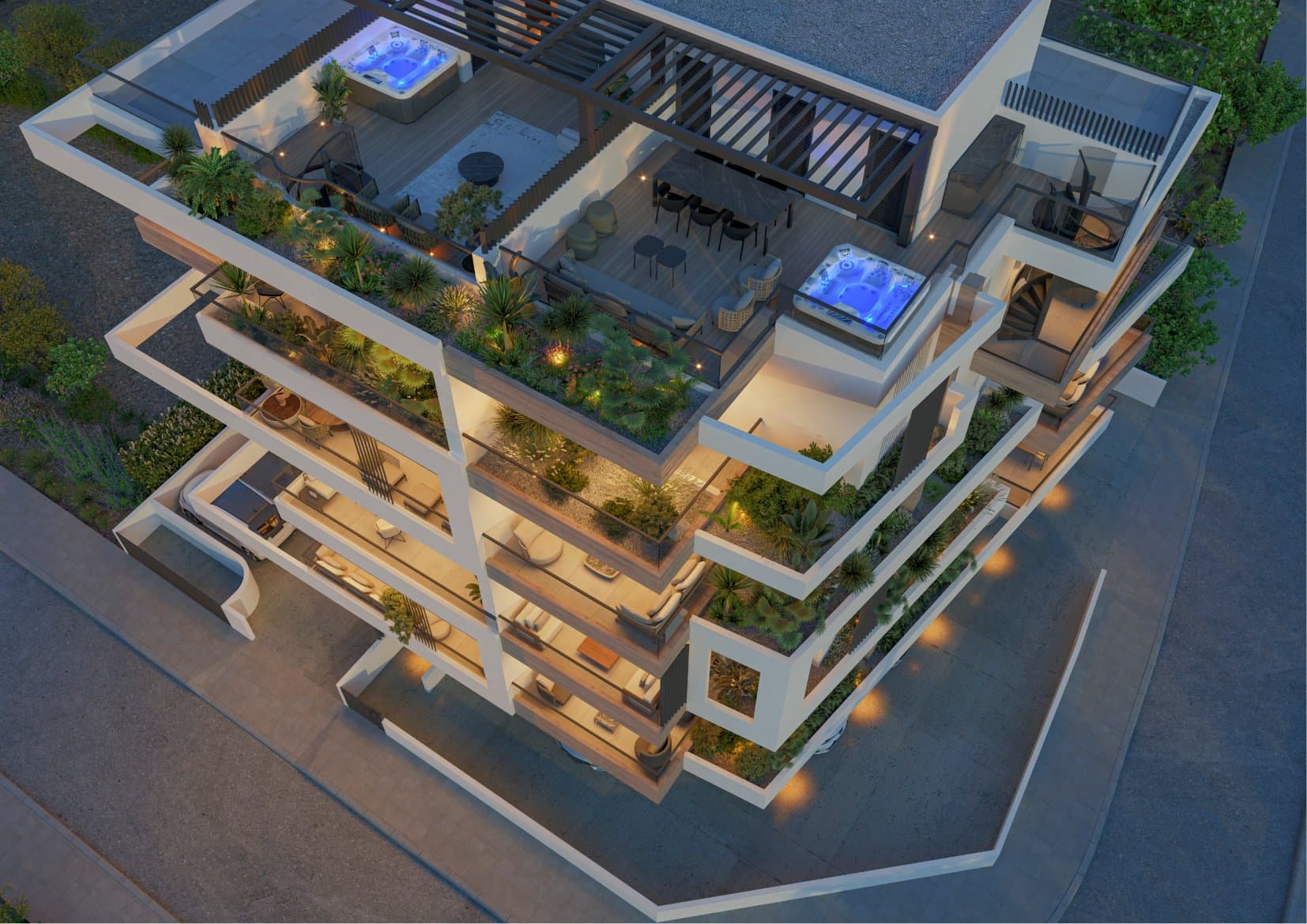 2-bedrooms apartments in Larnaca, Cyprus.