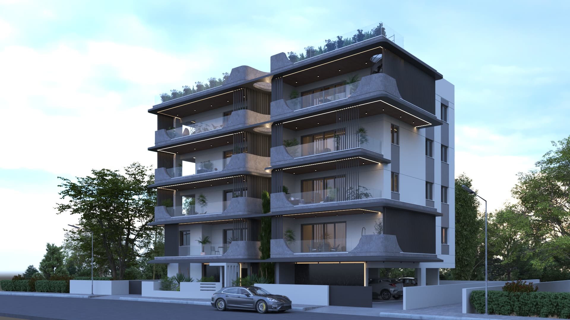 3-bedrooms apartments in Nicosia, Cyprus.